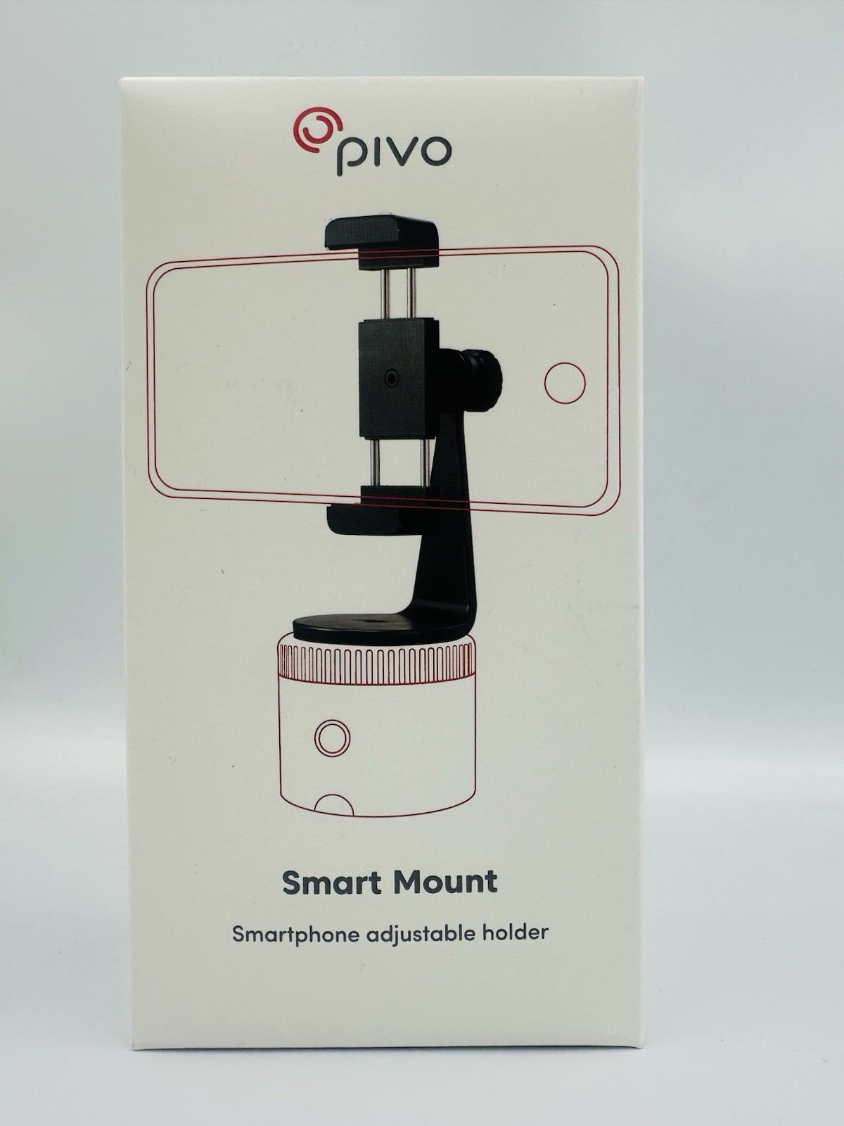 [New] Pivo Smart Mount Smartphone Adjustable Holder Stand Black