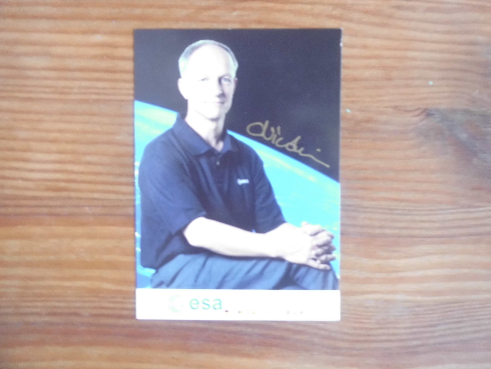 Claude Nicollier NASA Autograph Card Raumfahrt Spaceflight Original