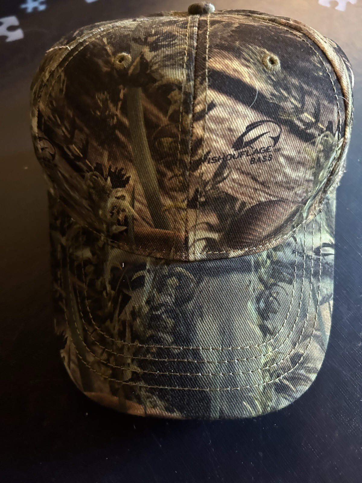 CAP - FISHOUFLAGE® BASS FISHING CAMO MESH BACK HAT ADULT FOF-200 BASS