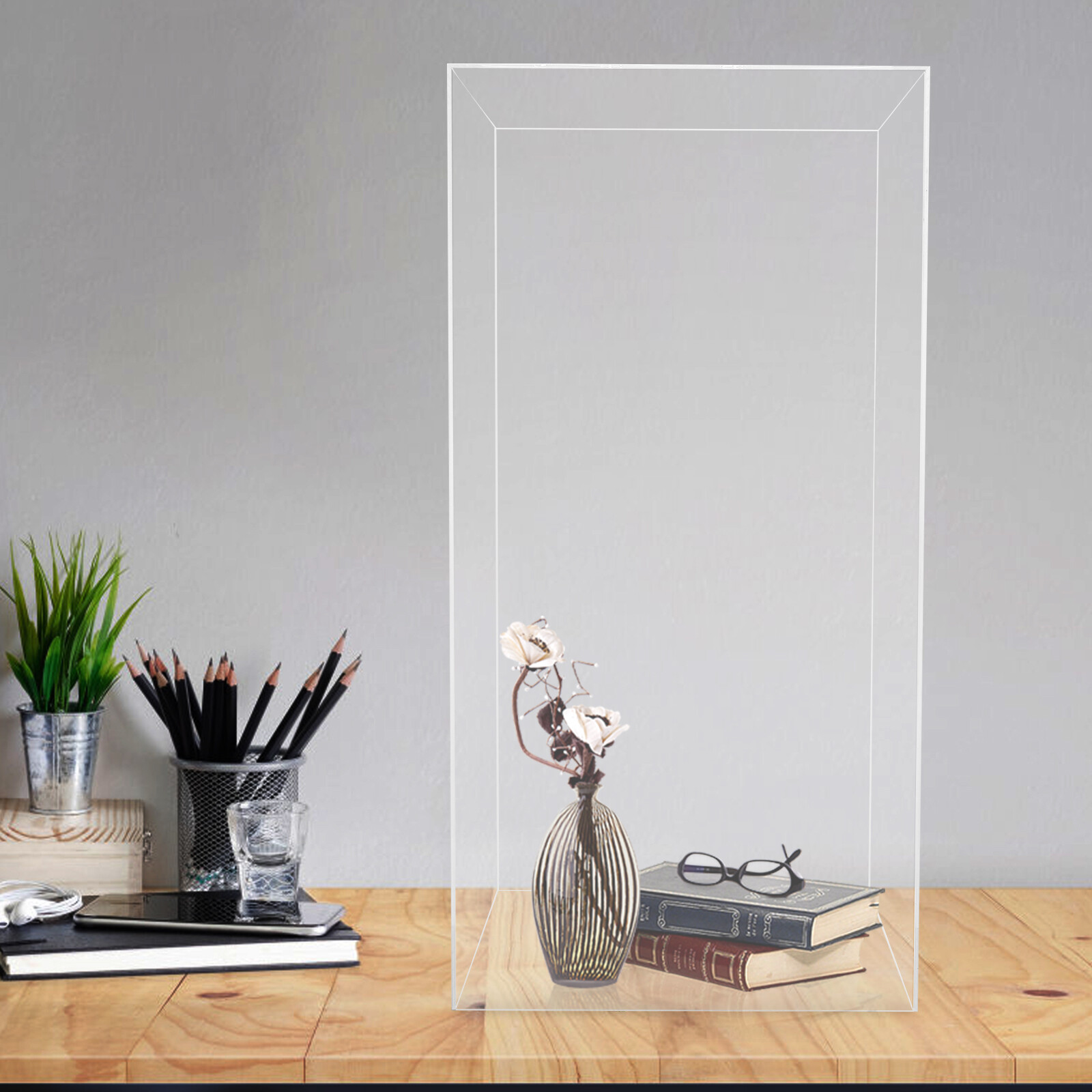 Large Acrylic Display Case Dustproof Clear Box For Action Figures Collectibles