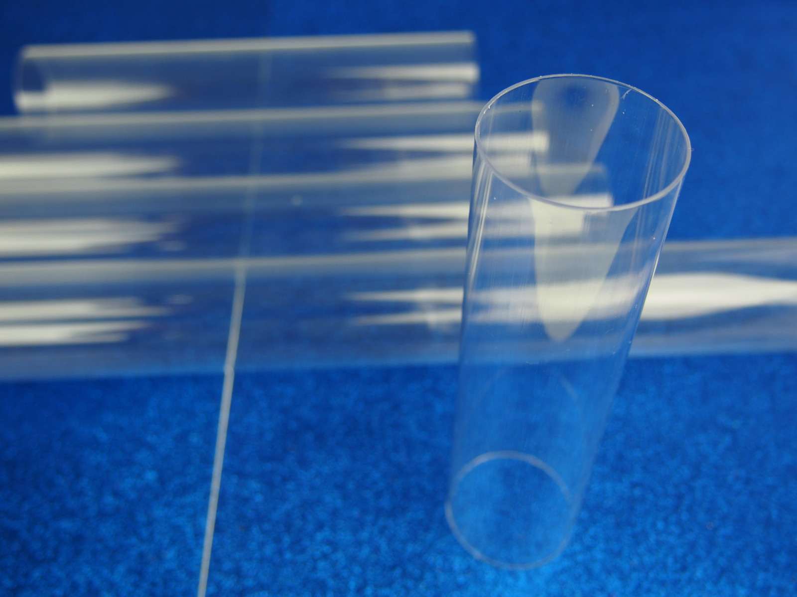 Plastic Clear Cylinder Tubes Decorative Crafts Table Centerpiece Risers Aquarium