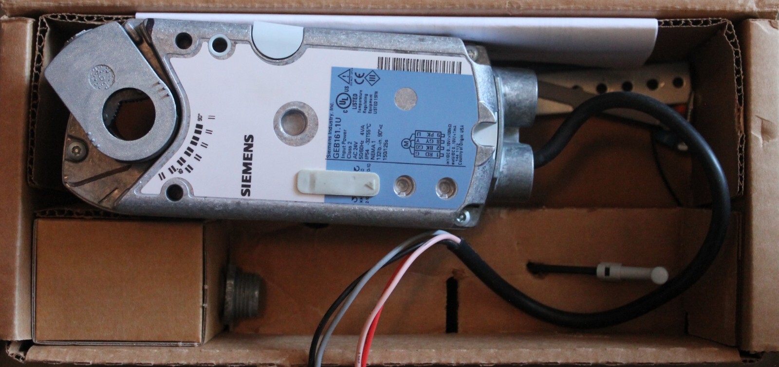 Siemens HVAC OpenAir GCA126.1P Damper Actuator - 24V - 160lb