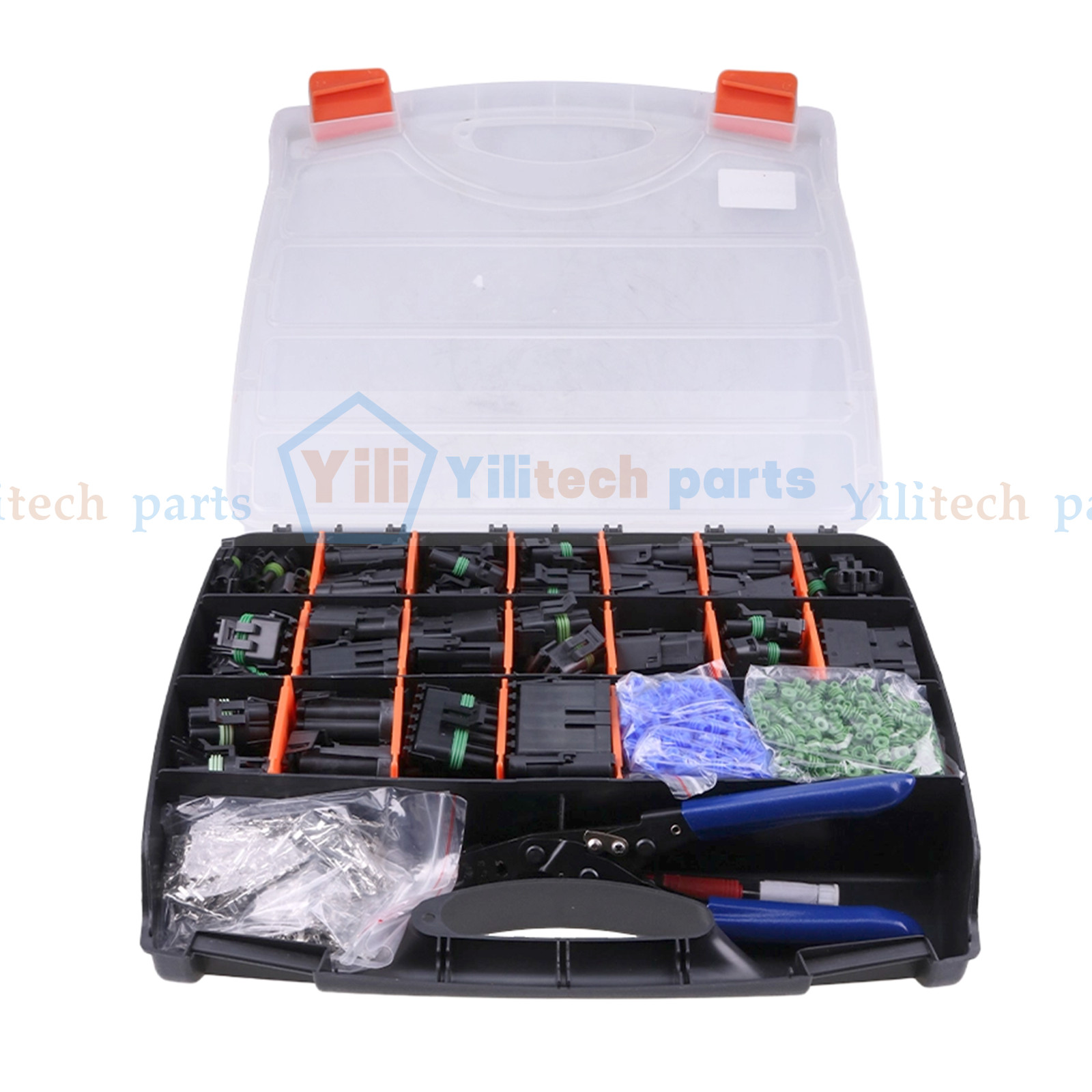 New Pro Weather Pack Connector Kit Replacement WP-1505 With T-18 Crimp Tool