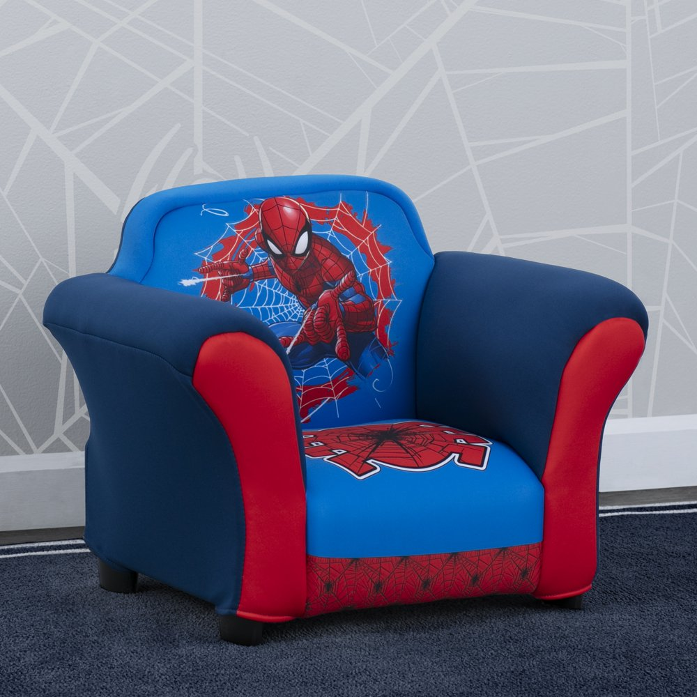 Spider-Man Chair Upholstered Kids Marvel Club Sofa Armchair Furniture Toddler
