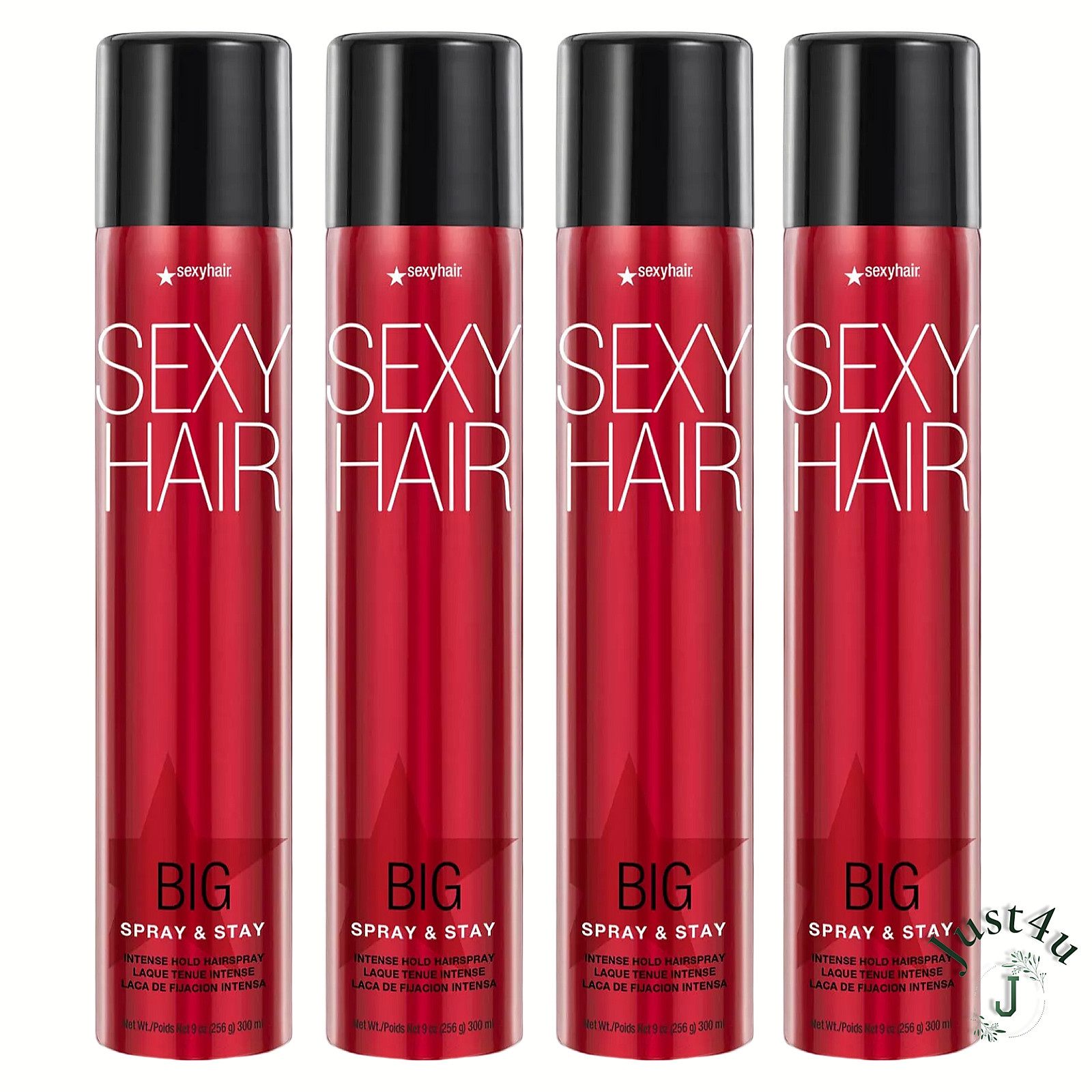 Big Sexy Hair Spray & Stay Intense Hold Hairspray, 9oz. (4PACK)