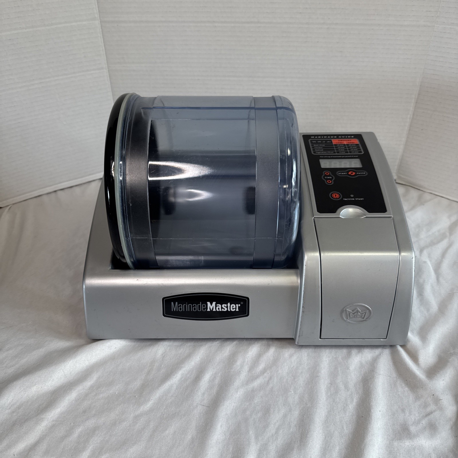 Marinade Master Vacuum Meat Tumbler Meat Marinator MM205 Vacuum Meat Marinade