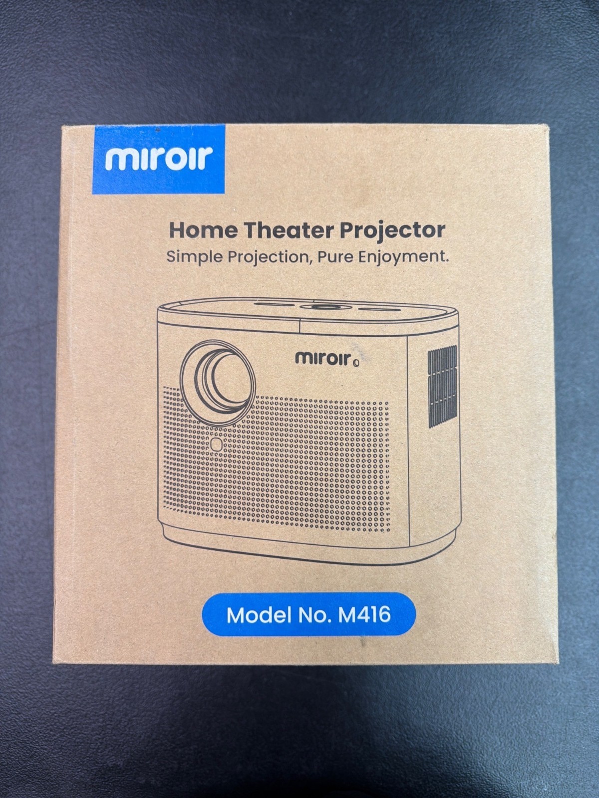 Miroir M416 Home Theater Projector With HDMI USB Micro SD Input