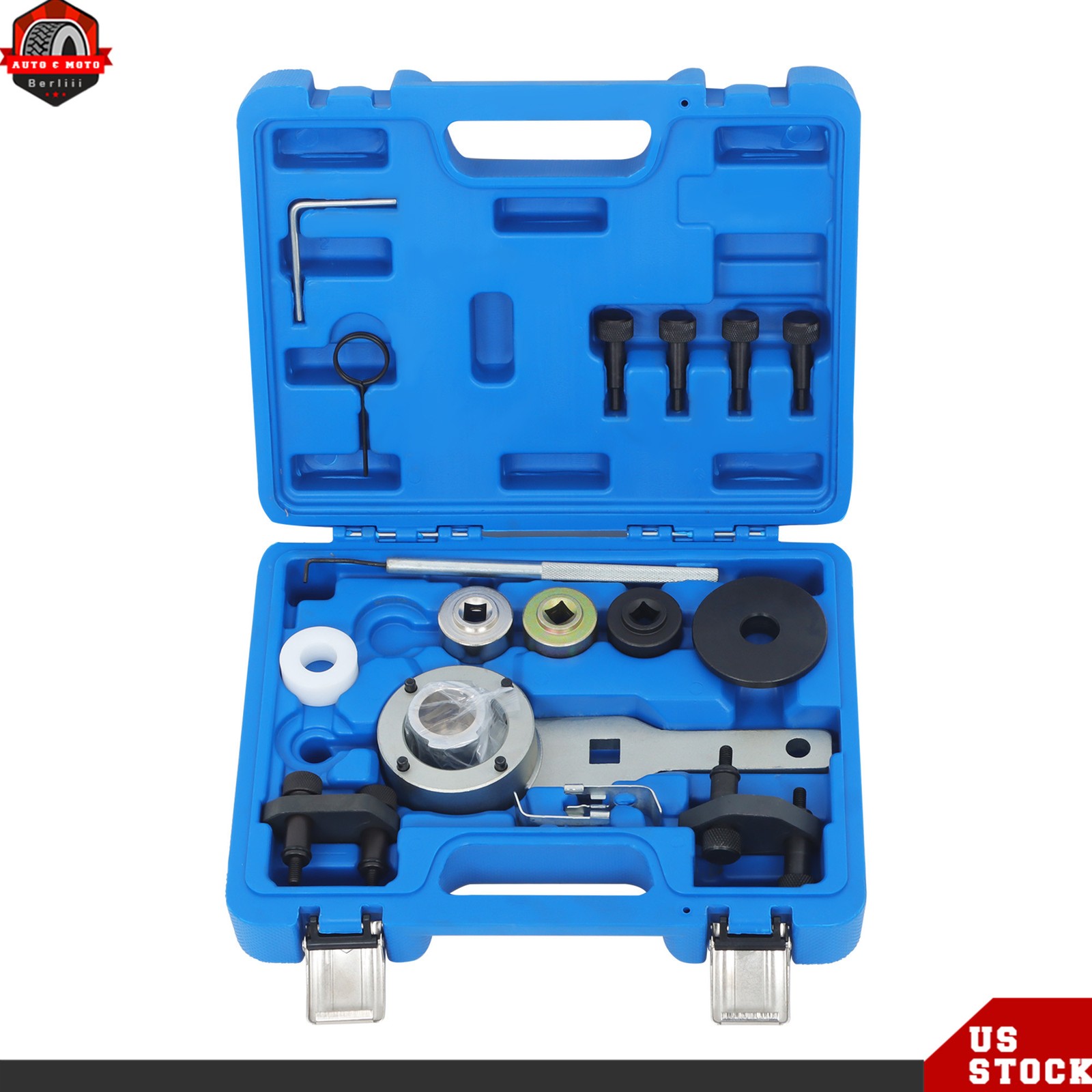 Timing Locking Tool Kit Set For 08-13 Audi VW 2.0 Turbo TFSI EOS GTI A6 A5 A4 Q5