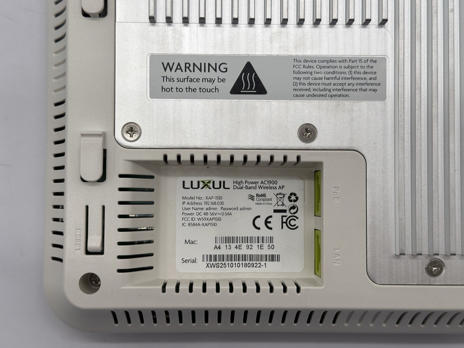 Luxul XAP1510 1900Mbps Wireless Access Point