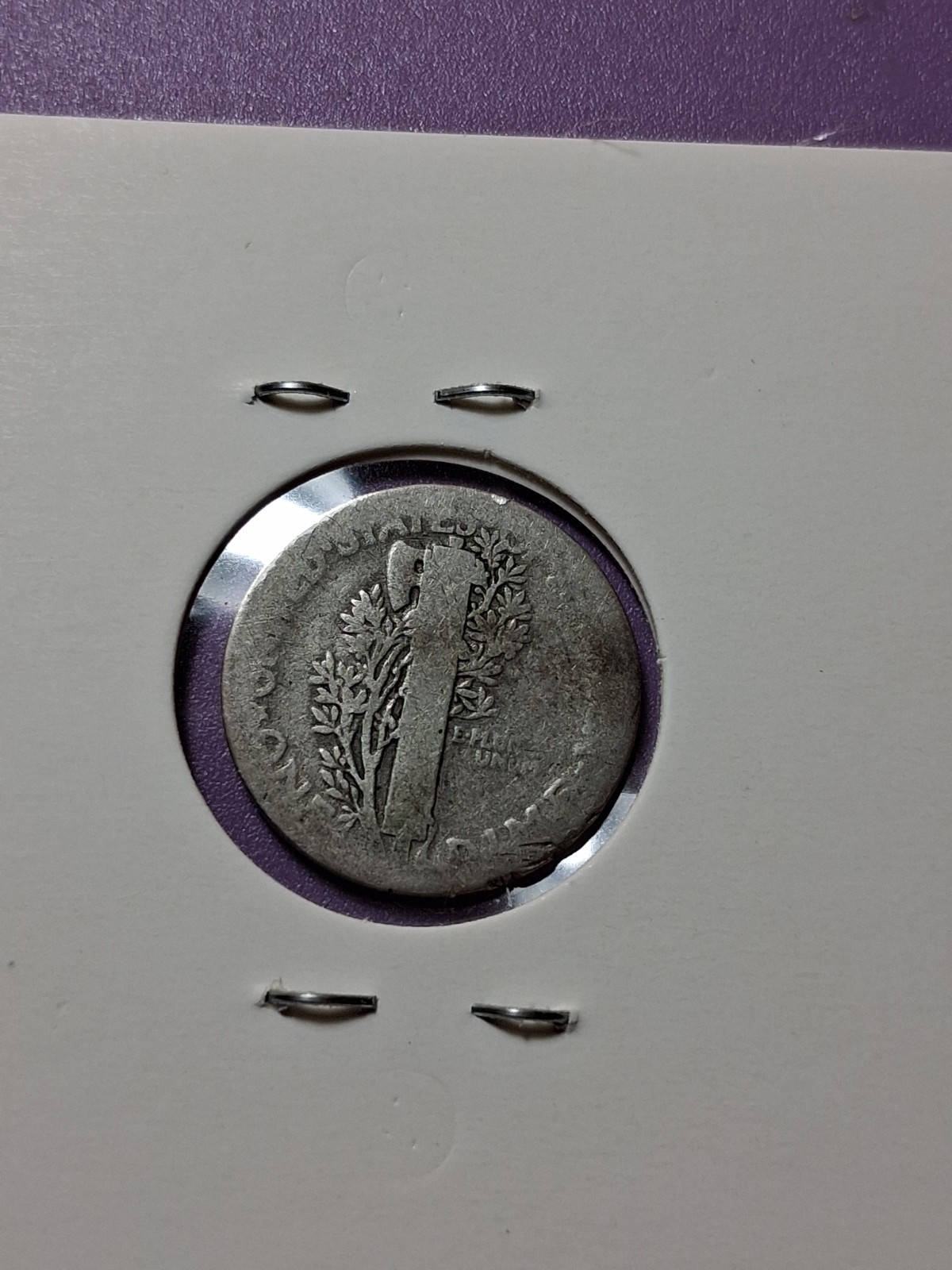 1921-P MERCURY DIME. GOOD CONDITION. KEY Date