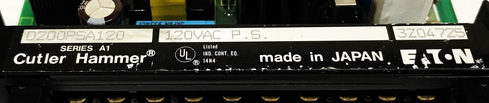 Cutler Hammer AC/DC Input Module D200PSA120 NOS