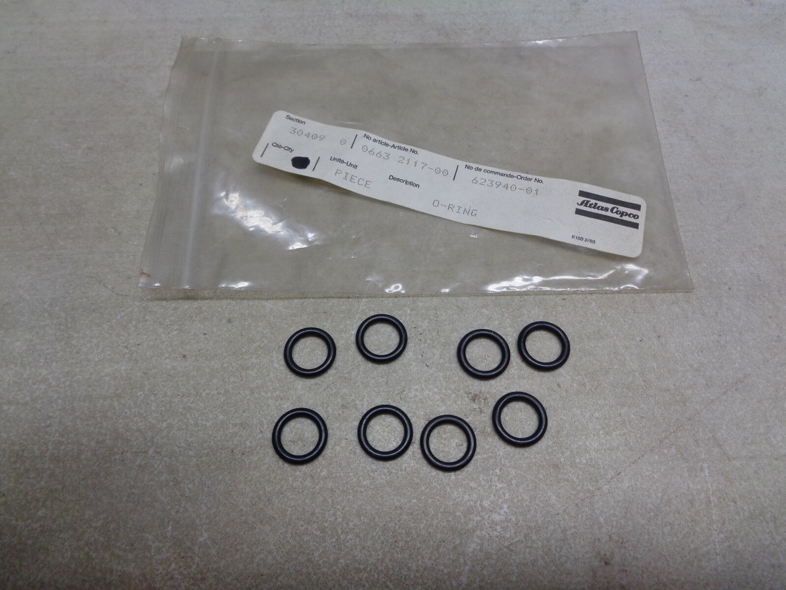 Atlas Copco O-Ring 0663211700