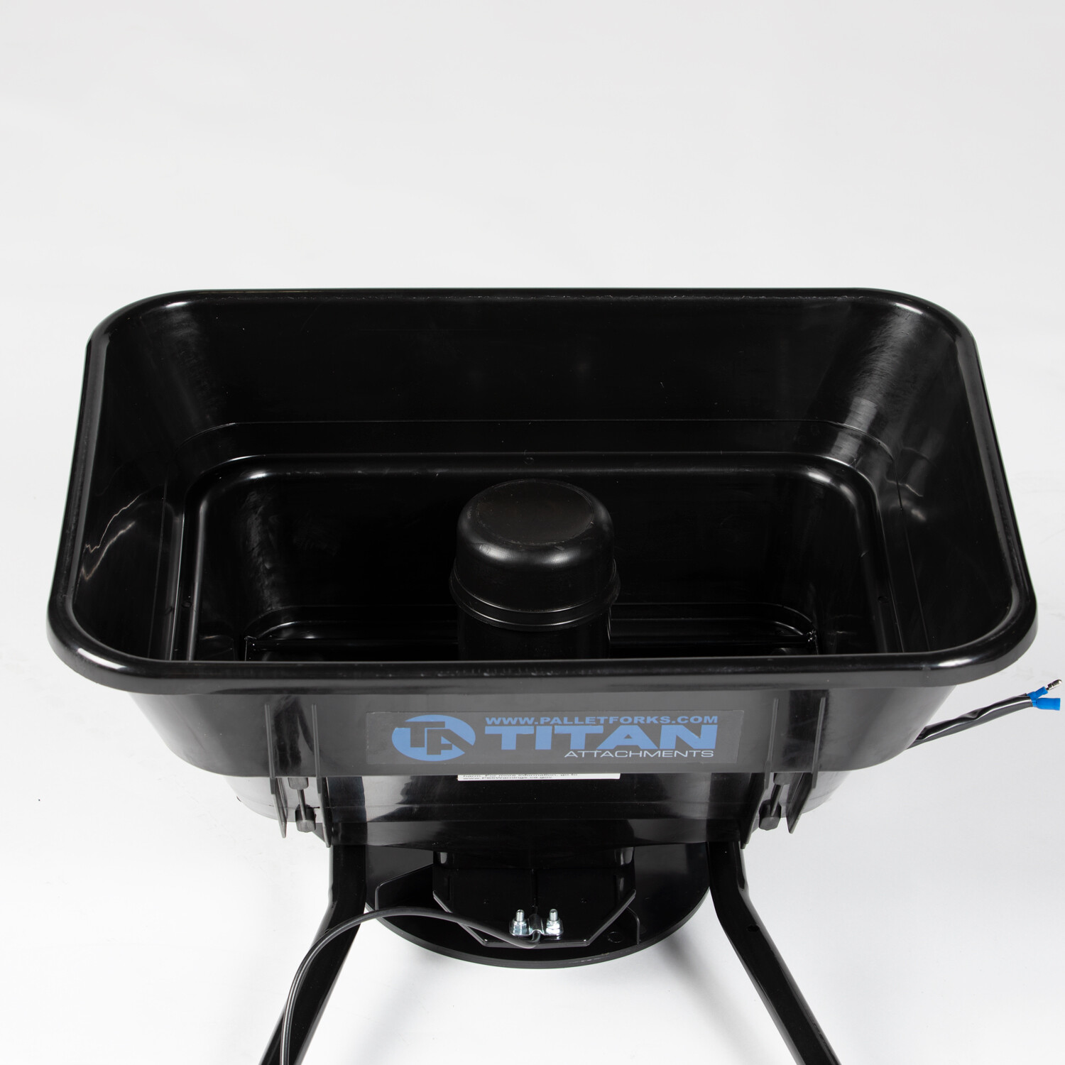 Titan Attachments 12 Volt ATV/UTV Broadcast Spreader, 80 LB Capacity, With Rain
