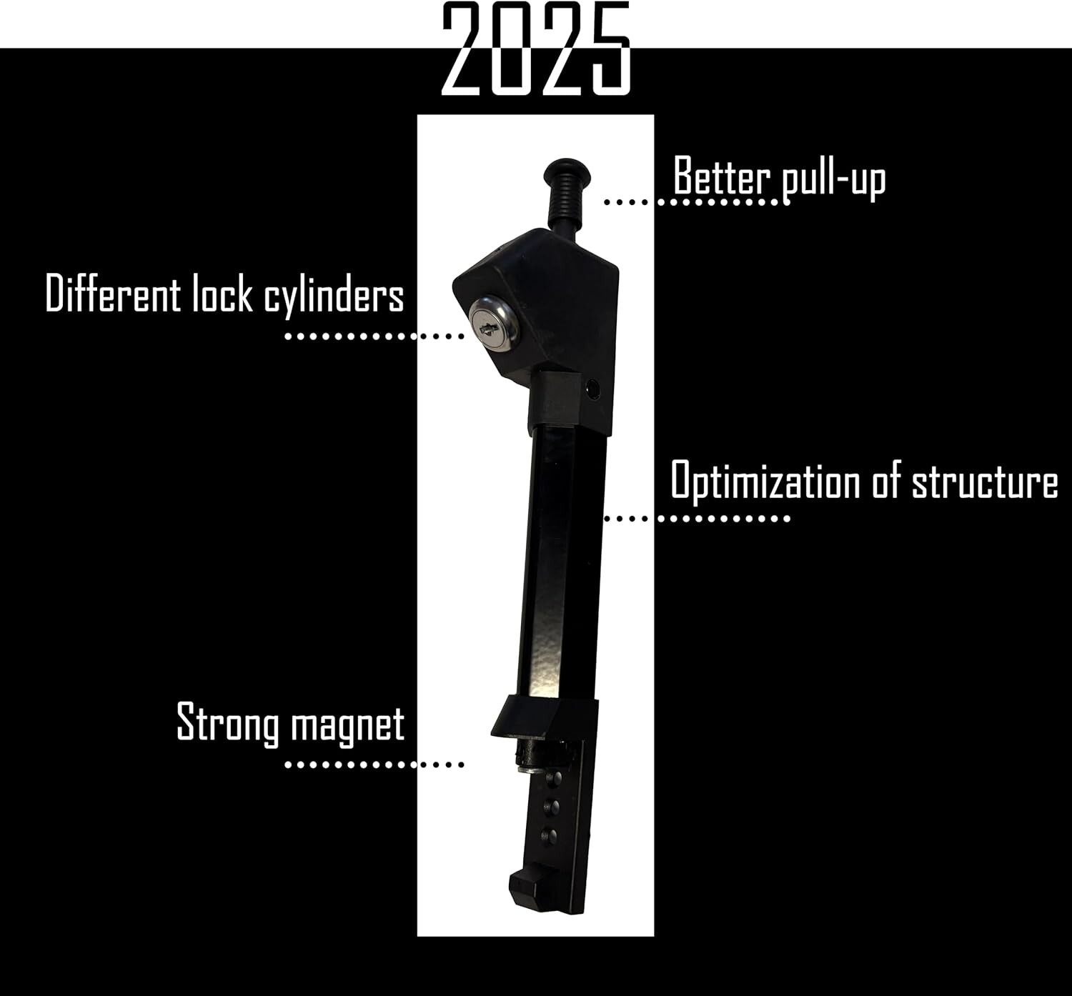 Magnetic Top Pull Gate Latch - Secure Your Pool and Garden Gates with Ease