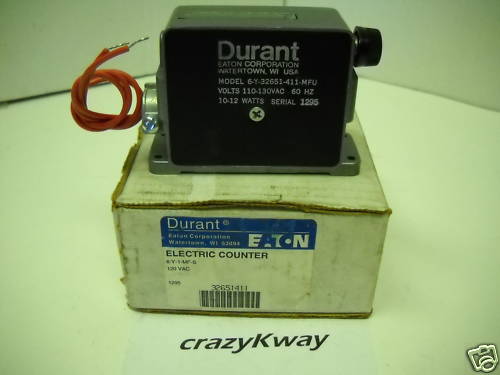 DURANT  6-Y-1-MF-S PANEL MOUNT COUNTER 120VAC NIB!
