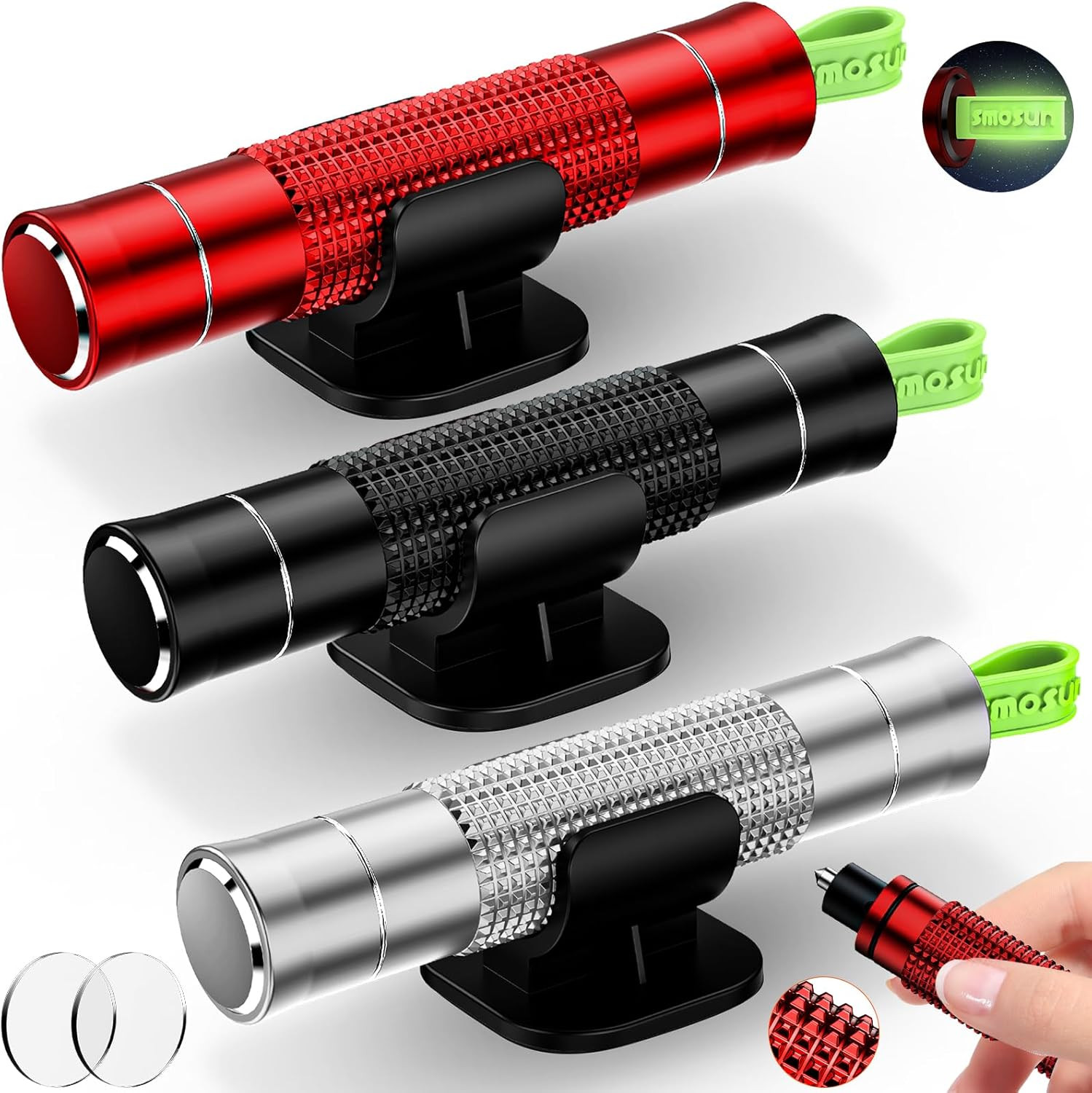 Safehammer - Upgraded Safe Hammer Glass Breaker under Water, Car Hammer Seatbelt