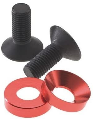 Redline M8 x 1.0 x 20mm bicycle BMX crank spindle bolts fits Flight cranks