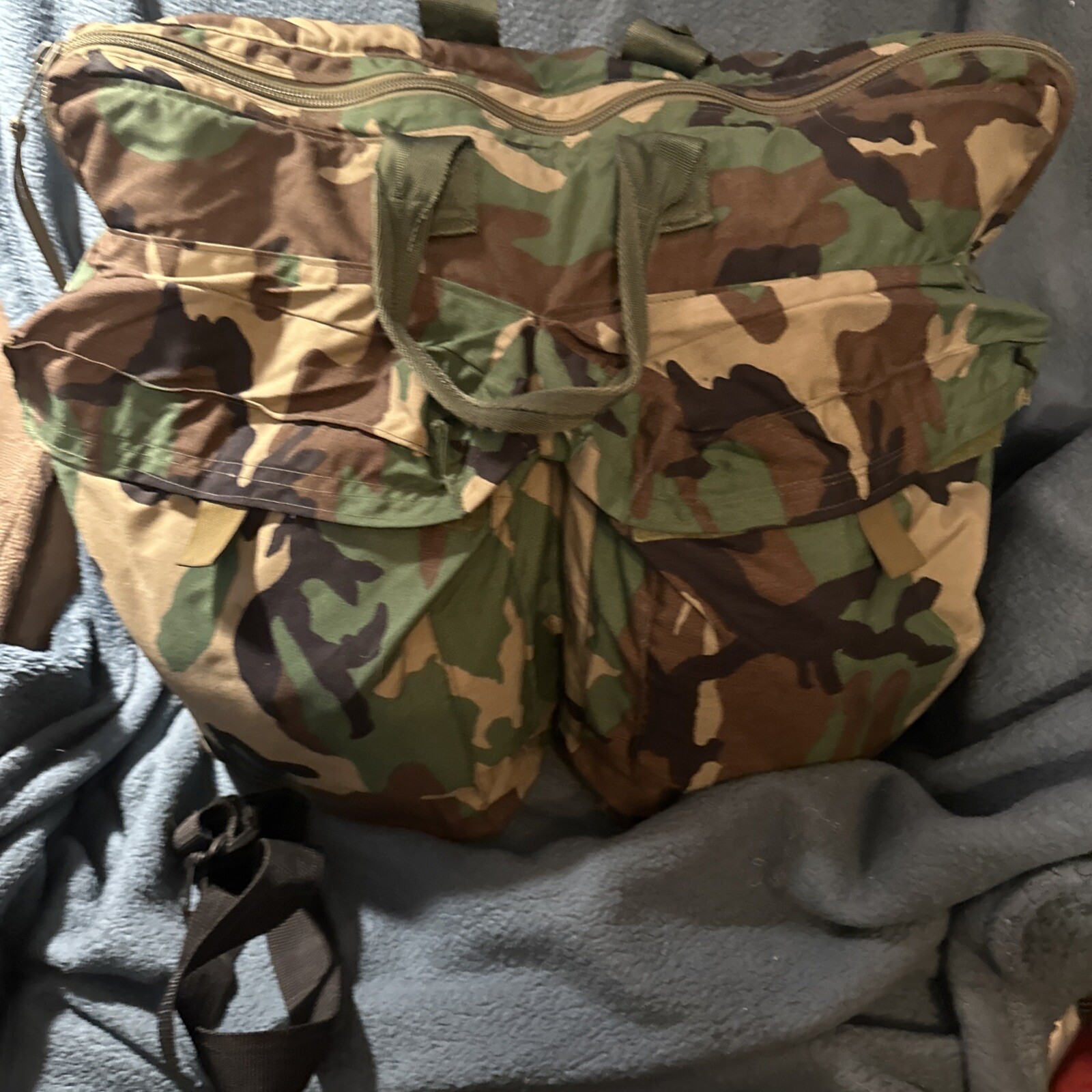 US Military Army Woodland Camo  AH-64 Apache Flyers Pilots Helmet Bag New