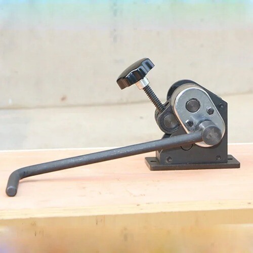 Manual Rolling Machine Three Roll Gear Bending Tools Hand-Cranking Pipe Bender
