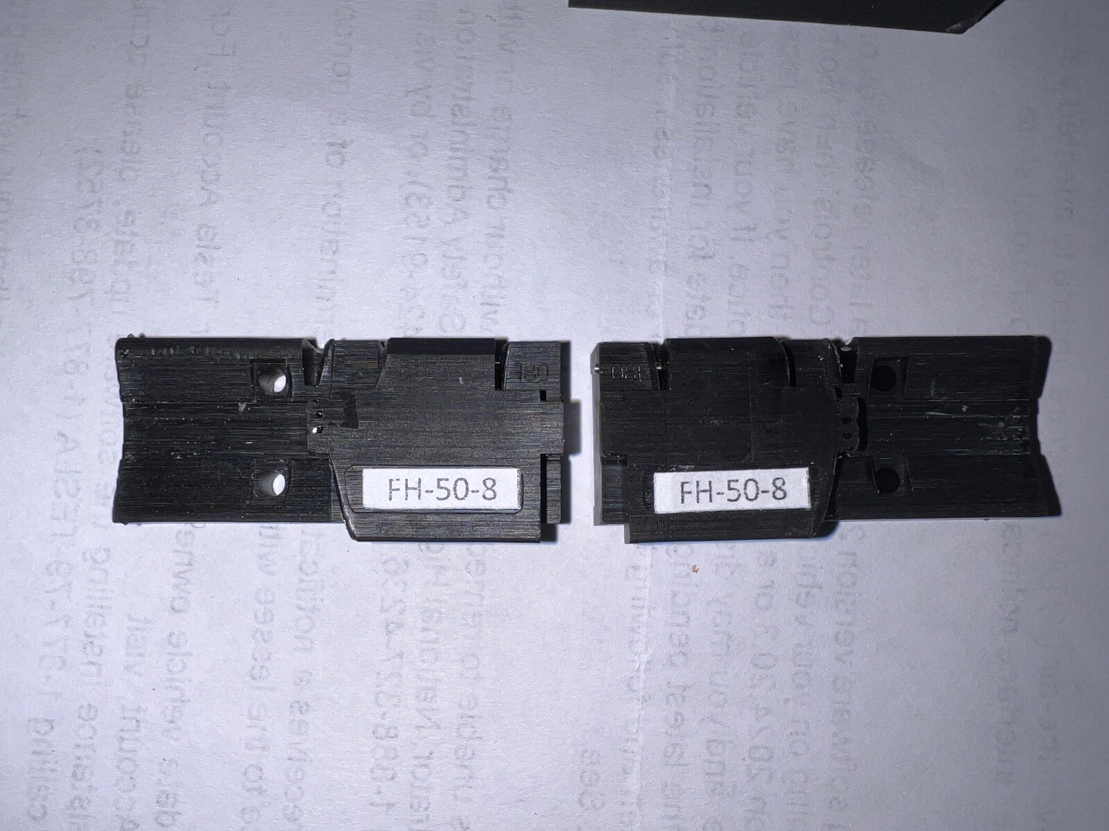 Fujikura FH-50-8 For 8 Fiber Ribbon Cable Holder Set. For FSM50R/60R/70R80R/88R