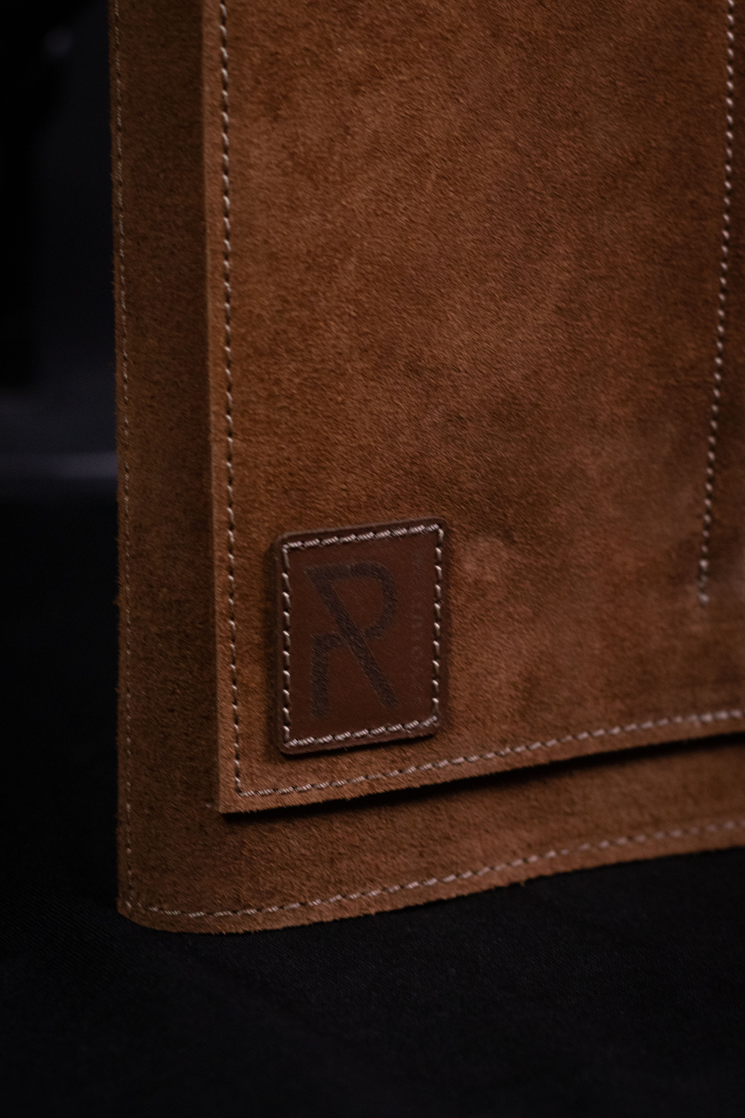 Revolution Capitola Suede Stick Bag, Brown