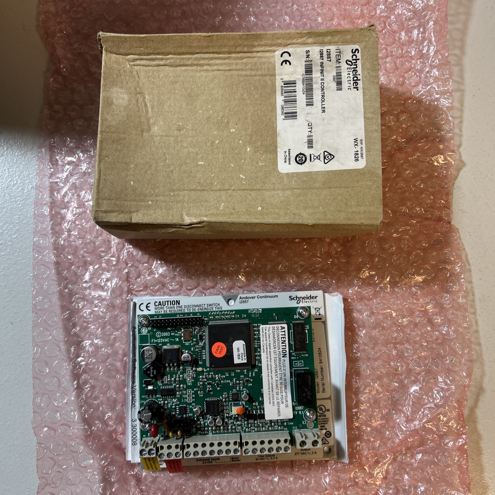 Schneider Electric I2887 Infinit II Controller (NEW)