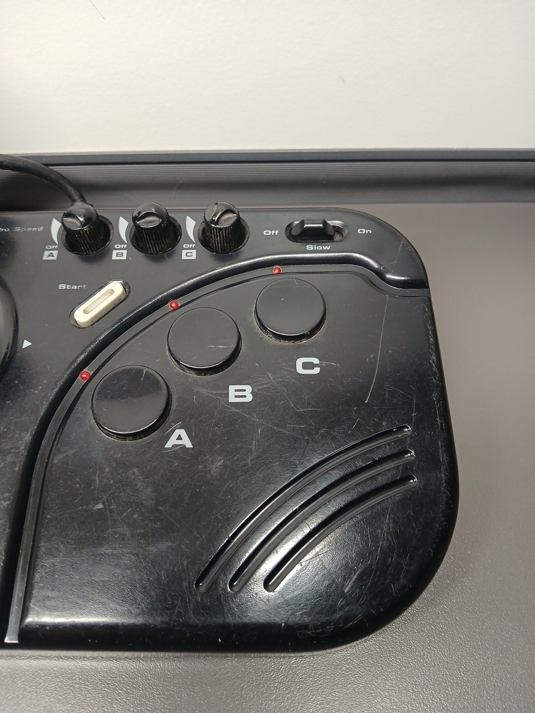 Asciiware Power Clutch SG Controller Joystick Model 5700 Sega Genesis Tested