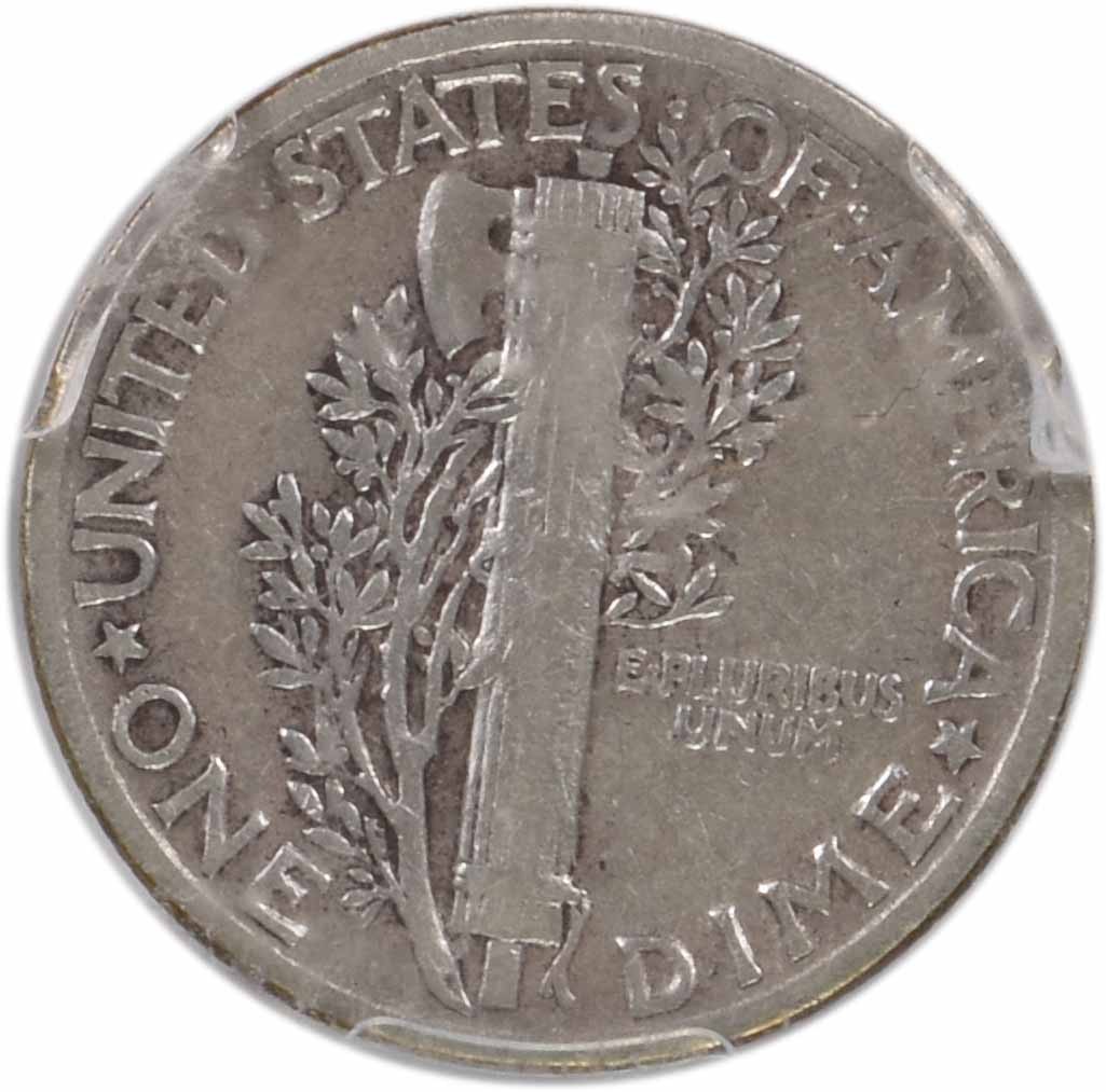 1942/1 Mercury Silver Dime VF25 PCGS