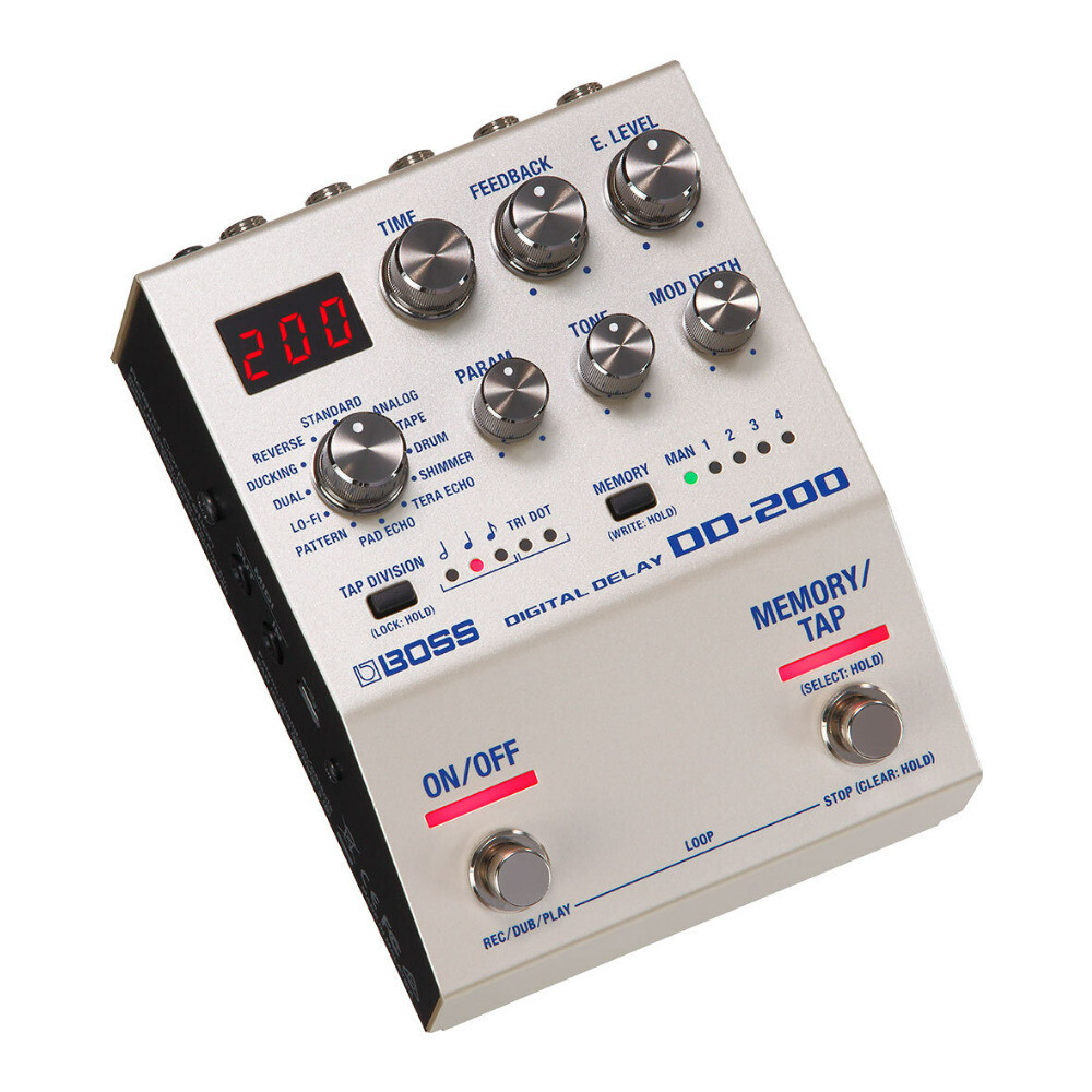 BOSS DD-200 12 Different Modes No Nonsense Interface Digital Delay Pedal