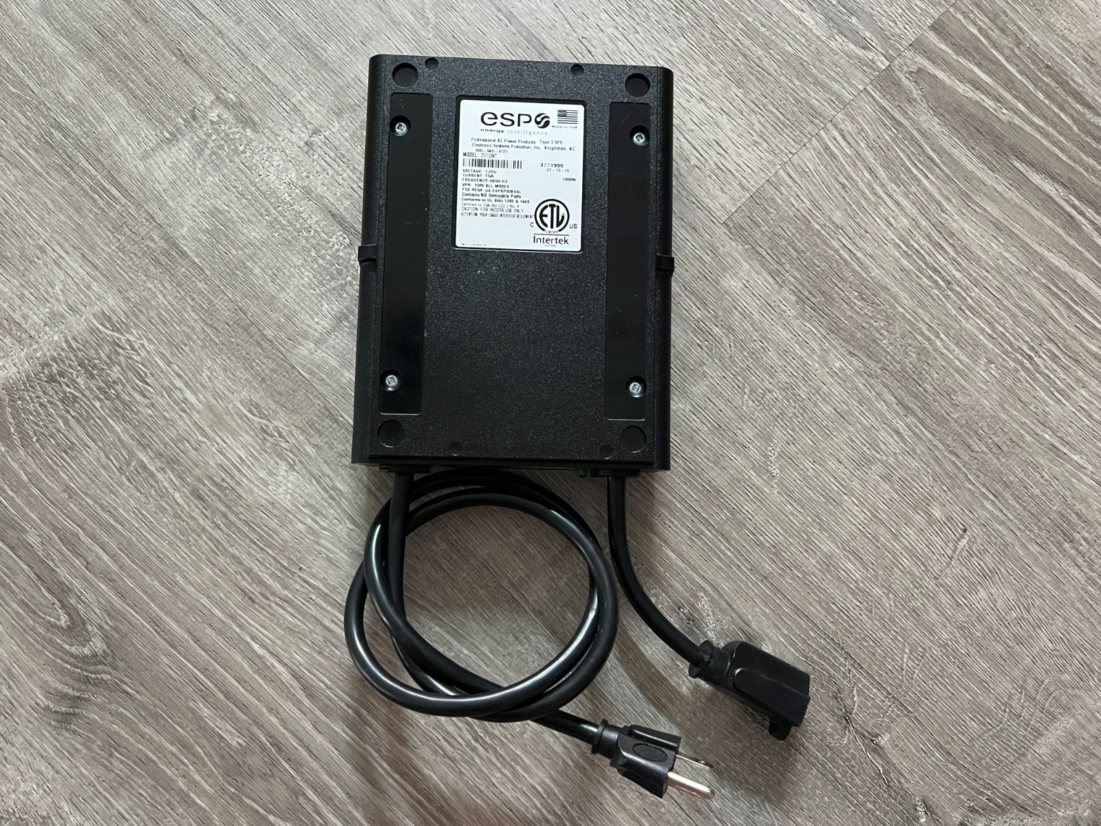 ESP Energy Intelligence D5133NT Type 3 SPD Surge Protector