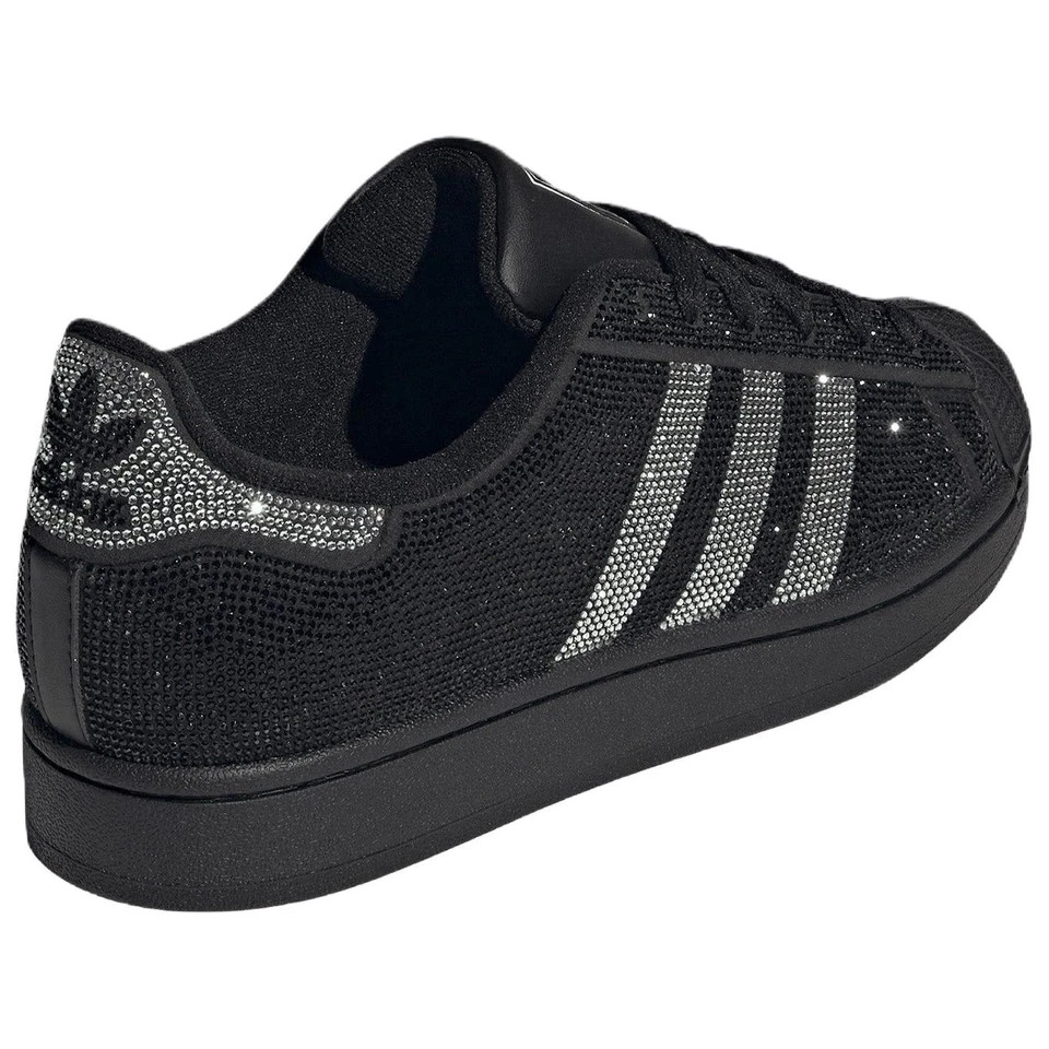 Adidas Originals Superstar 2 Rhinestone Black Silver Womens IH4200