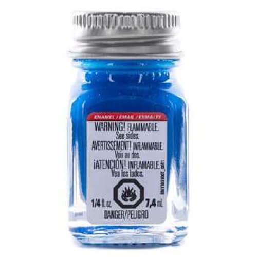 Testors 1/4 oz Blue Enamel Model Paint 1110TT