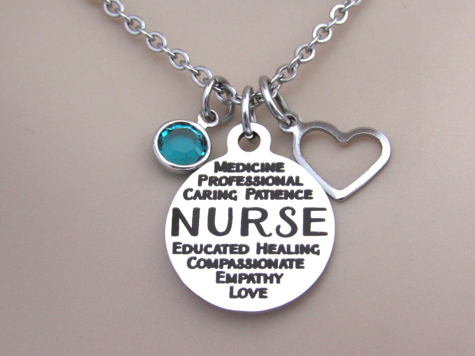 Nurse Necklace, Nurse Jewelry, Gift for Nurse, Nurse Graduation Gift, Daughter