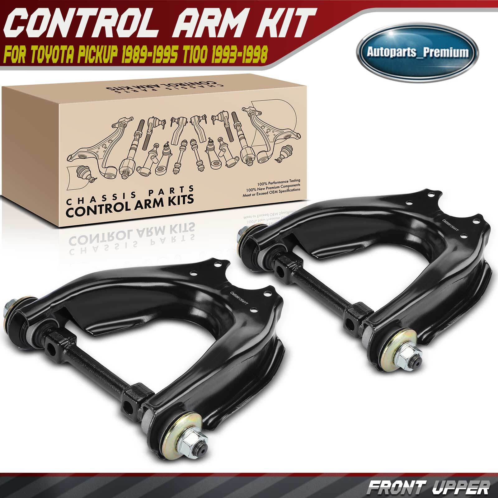 Front LH & RH Upper Control Arm for Toyota Pickup 1989-1995 T100 1993-1998 RWD
