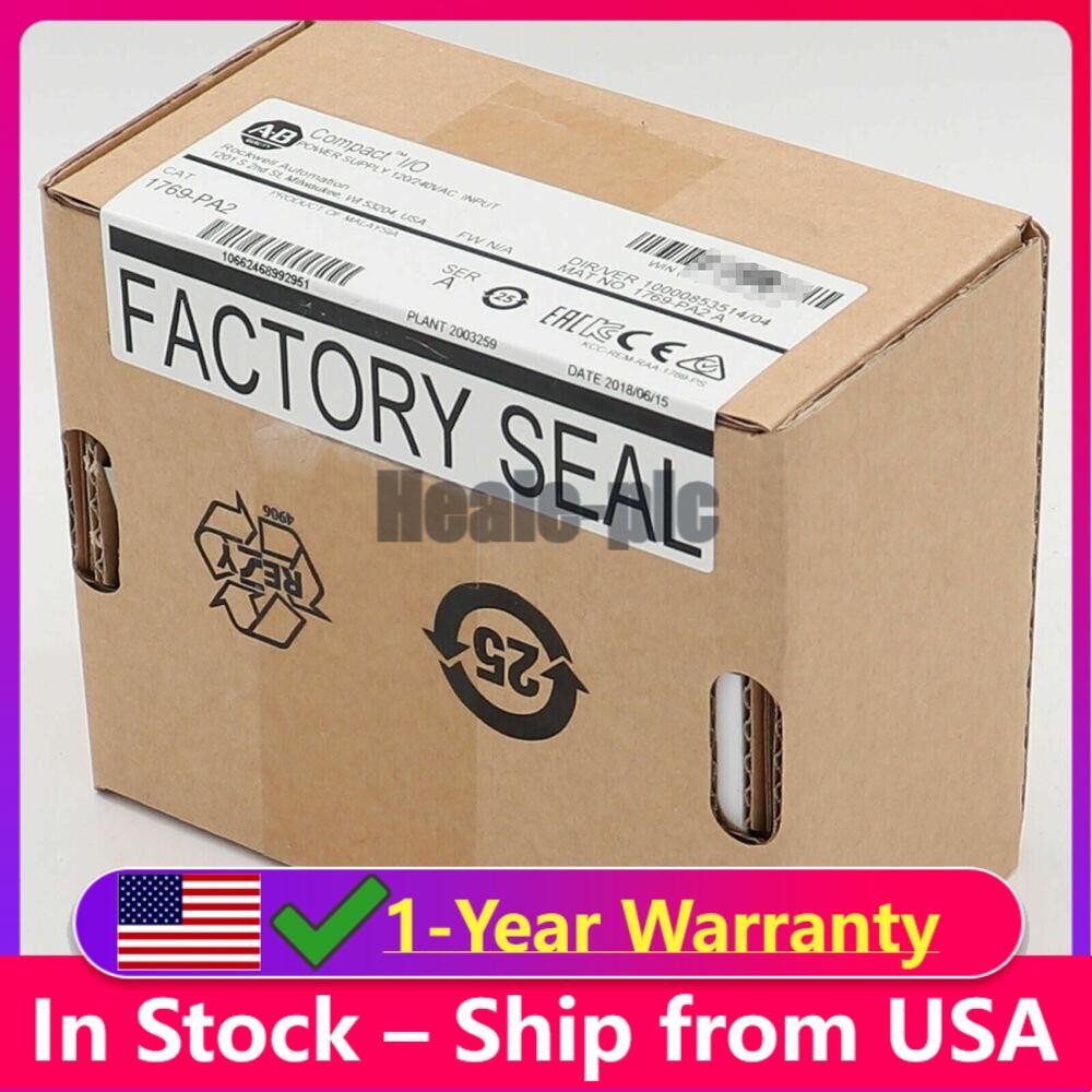 New Factory Sealed AB 1769-PA2 SER A CompactLogix AC Power Supply US US Free Tax