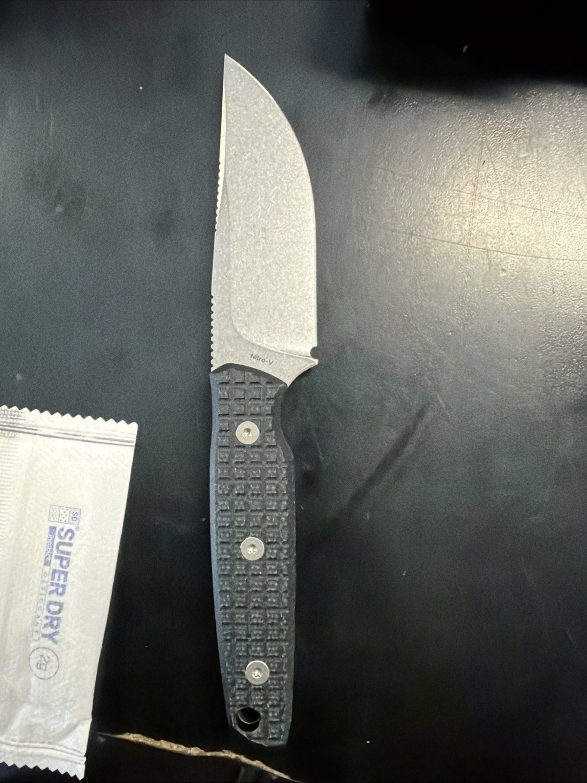 Vosteed Mink Fixed Blade Knives - 3.33’’ Nitro-V Blade with Sheath,
