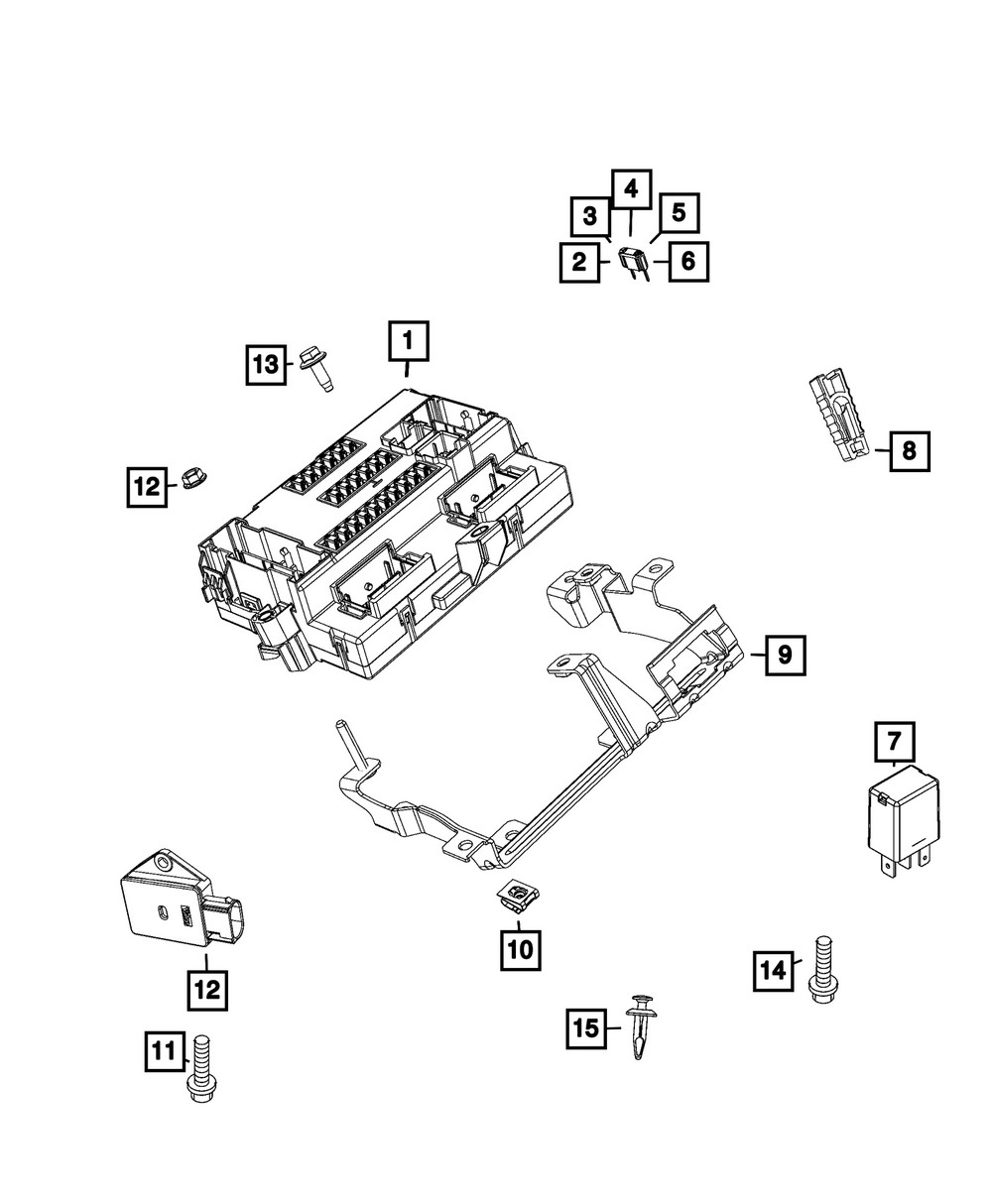 Genuine Mopar Electrical Relay 68150127AA