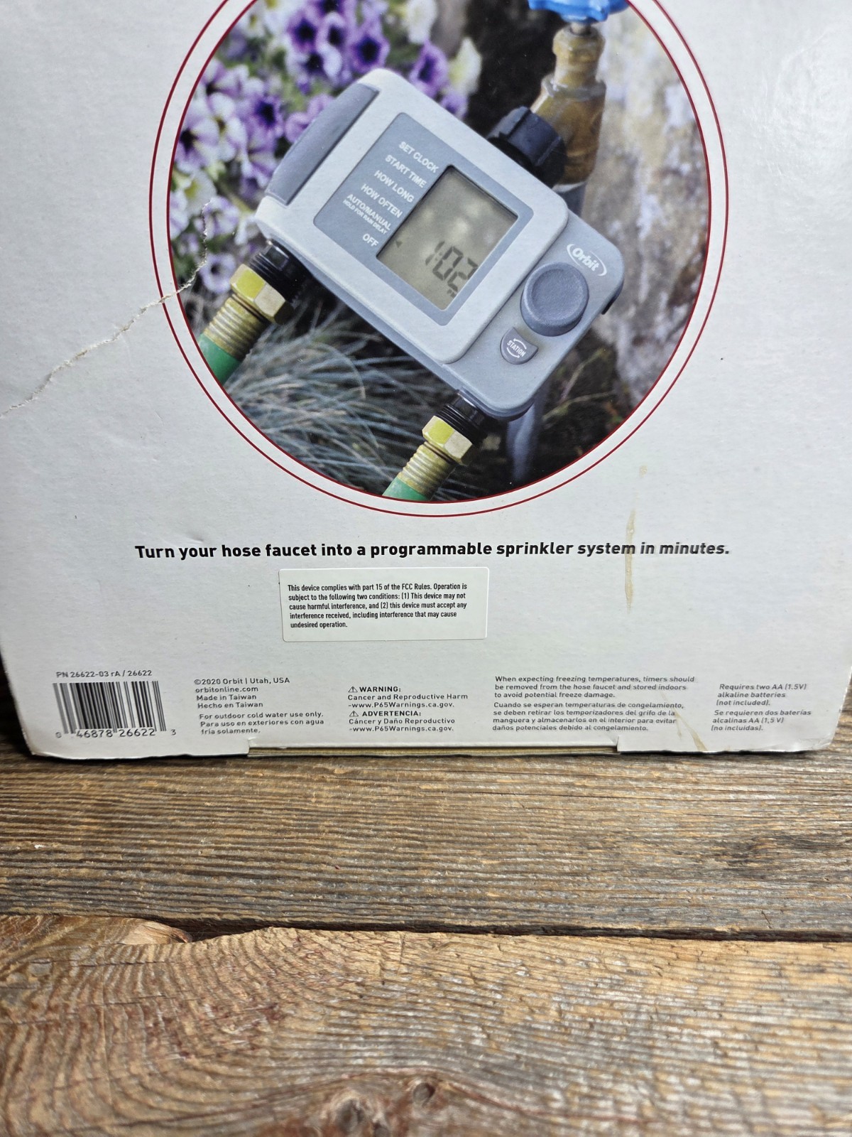Orbit 2-Outlet Programmable Hose Watering Timer Sprinkler Timer 56544
