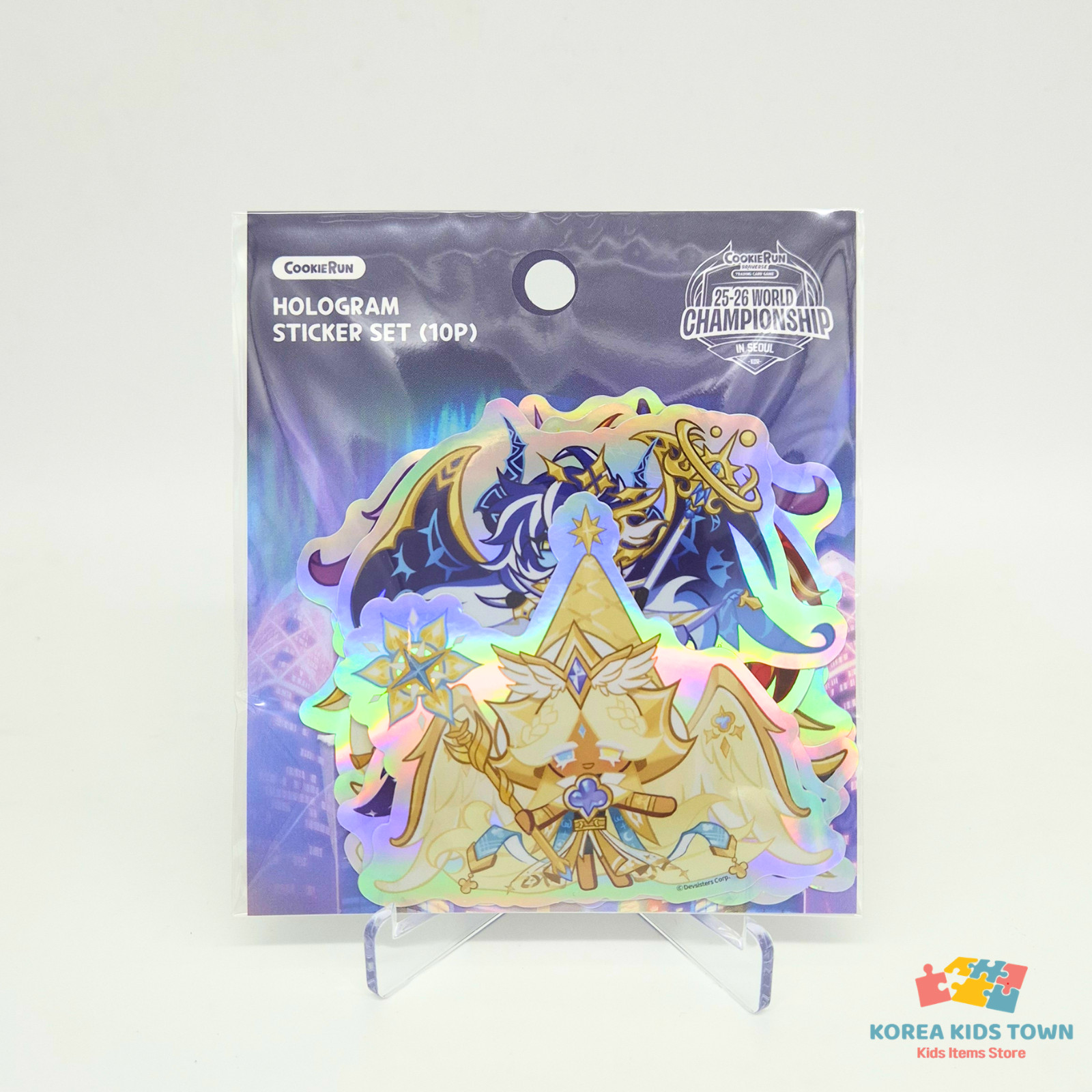 Cookie Run Braverse World Championship Hologram Deco Sticker Set