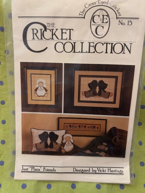 The Cricket Collection #15 Just "Plain" Friends Counted Cross Stitch Pattern