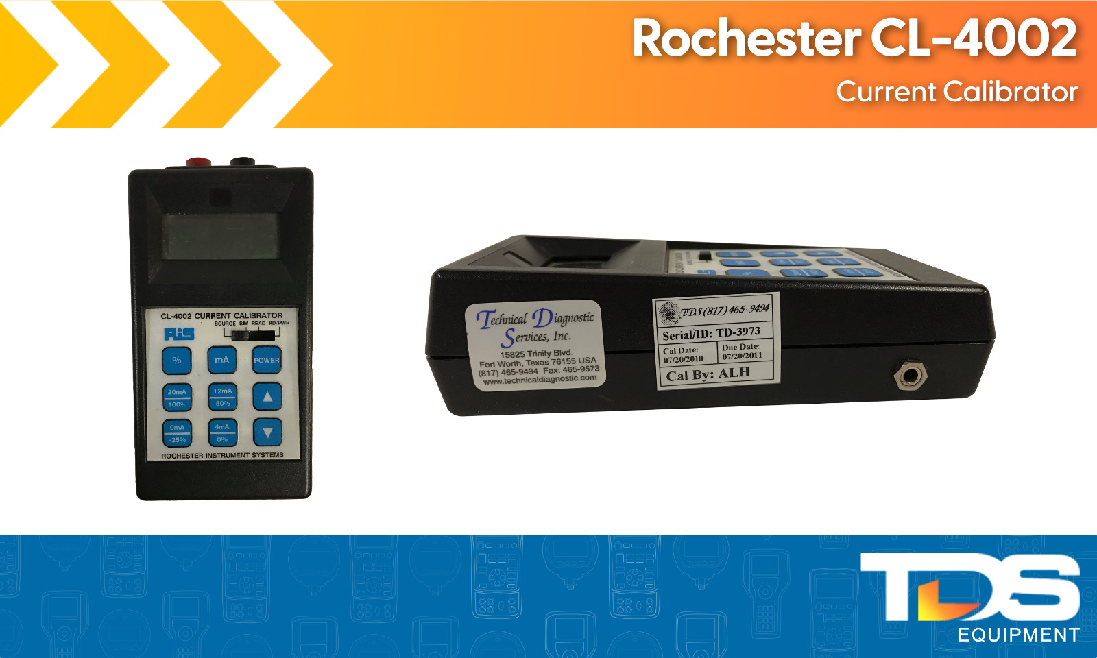 [USED] Rochester CL-4002 Current Calibrator (Sold AS-IS)