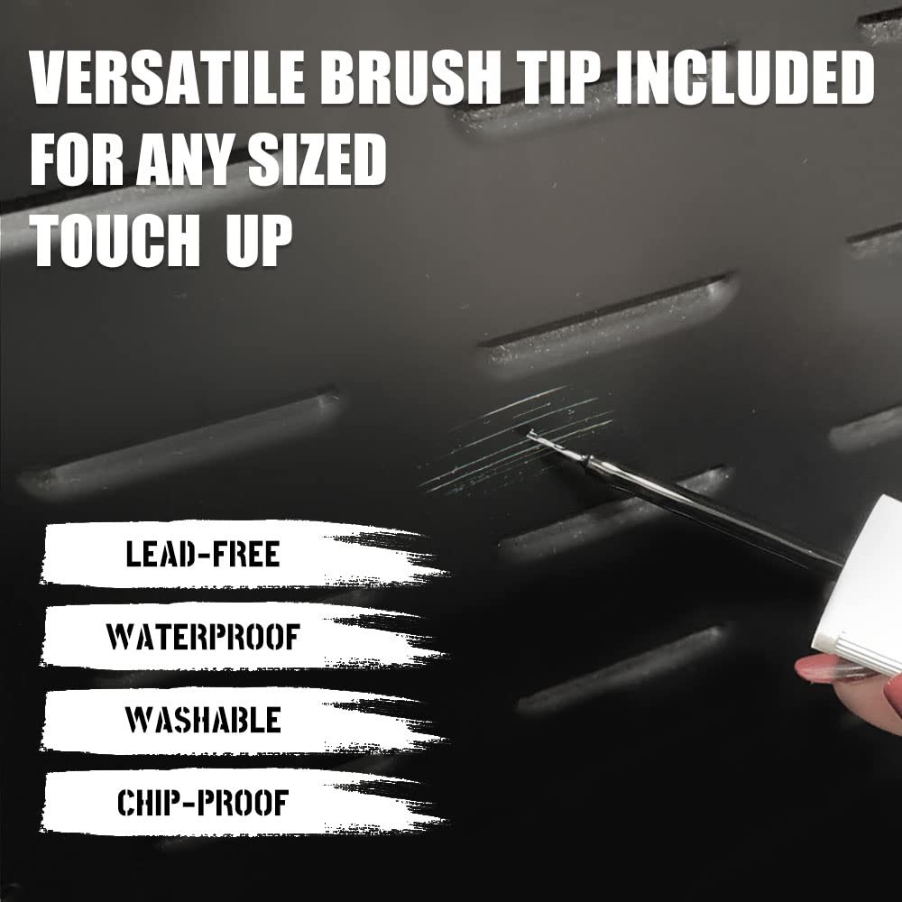 Cocomfix Black Appliance Touch Up Paint High Gloss Paint Touch Up for Refrig...