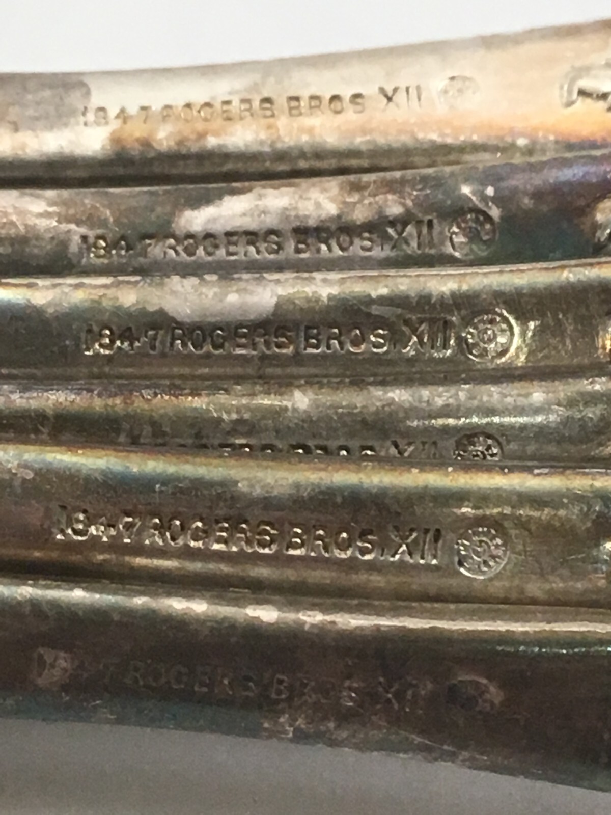 1847 Rogers Bros IS Portland Silverplate 6 Teaspoons Flatware