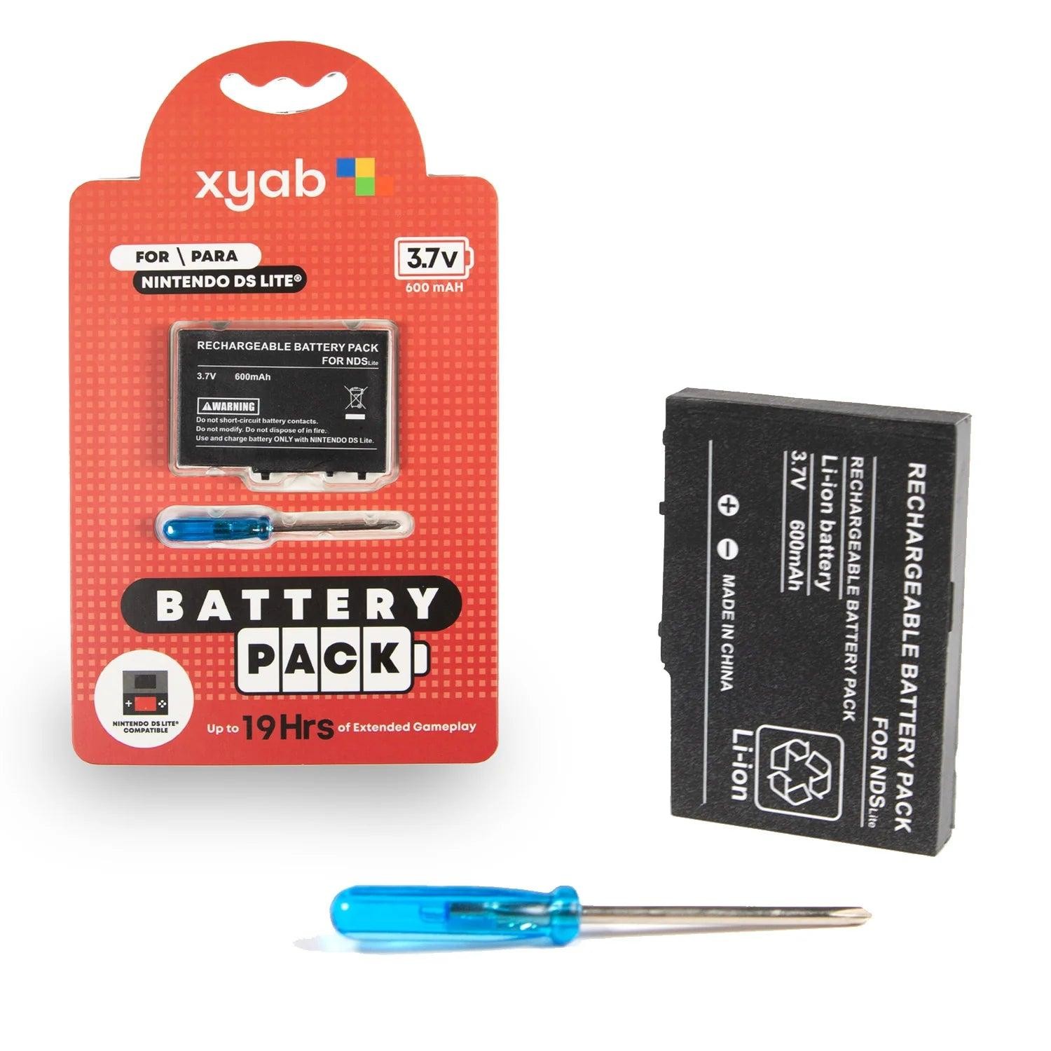 Rechargeable Battery Pack - Nintendo DS Lite - Replacement for Handheld Console