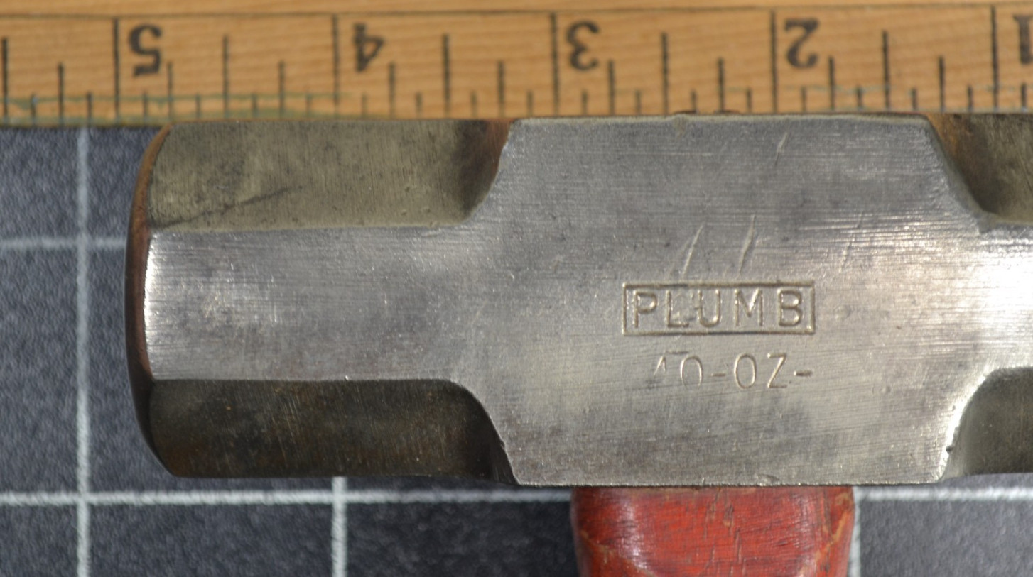 PLUMB - 40oz - SCREW WEDGE - #272 - DOUBLE FACE BLACKSMITH SLEDGE - ALL ORIGINAL