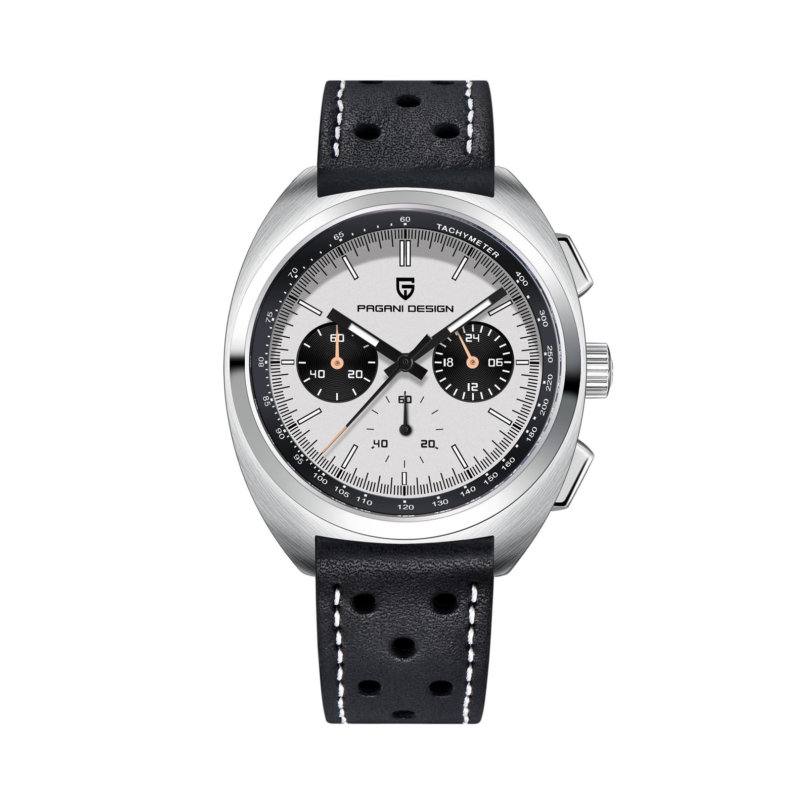 HaiQin Pagani Design 1782 Men's Vintage Quartz Chronograph Watch AR Synthetic...