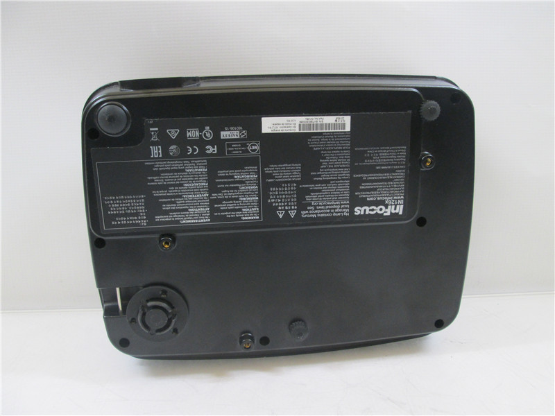 InFocus IN126X Projector 1859 Lamp Hours Multimedia Projector With Power Cable