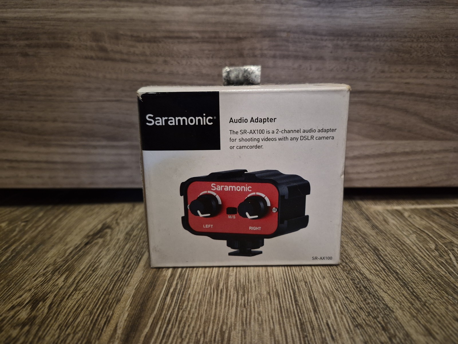 Saramonic SR-AX100 Microphone Audio Mixer and Cold Shoe Mounting Hub for Camera