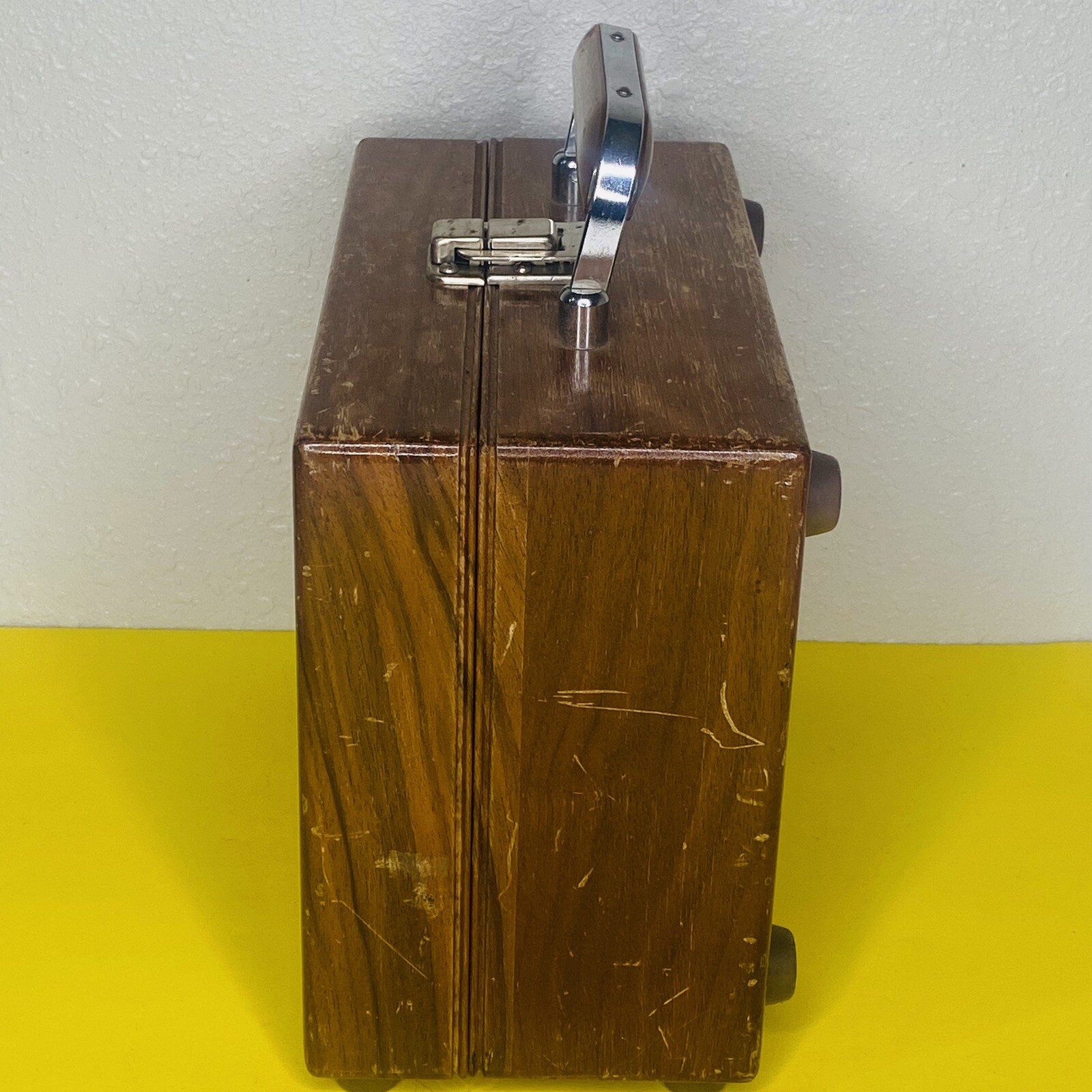 Vtg ALNOR PORTABLE PYROMETER TYPE 4200 ILLINOIS TESTING LABS Untested Wood Box