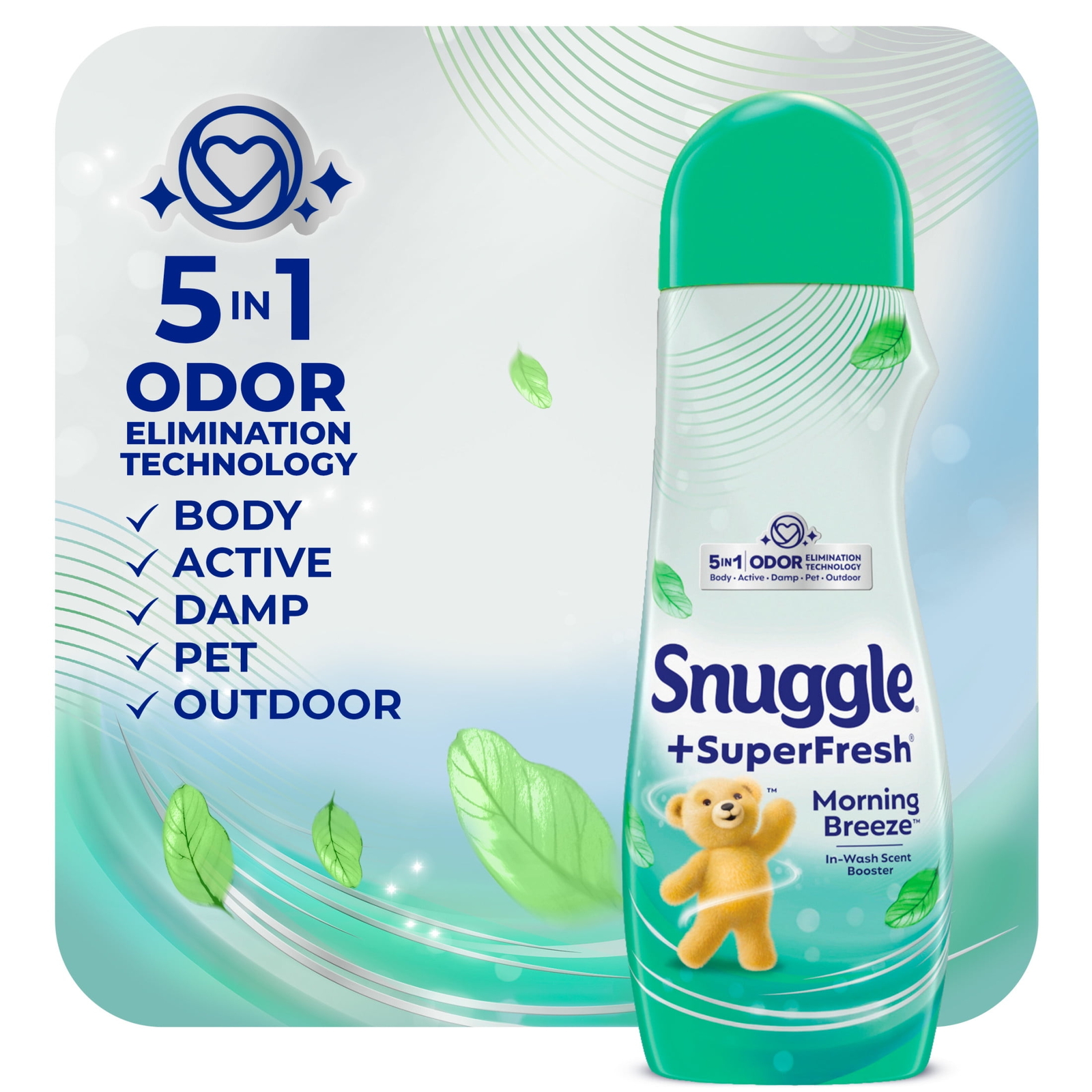 Snuggle SuperFresh In Wash Scent Booster, Original, 21 Ounce Odor Eliminating